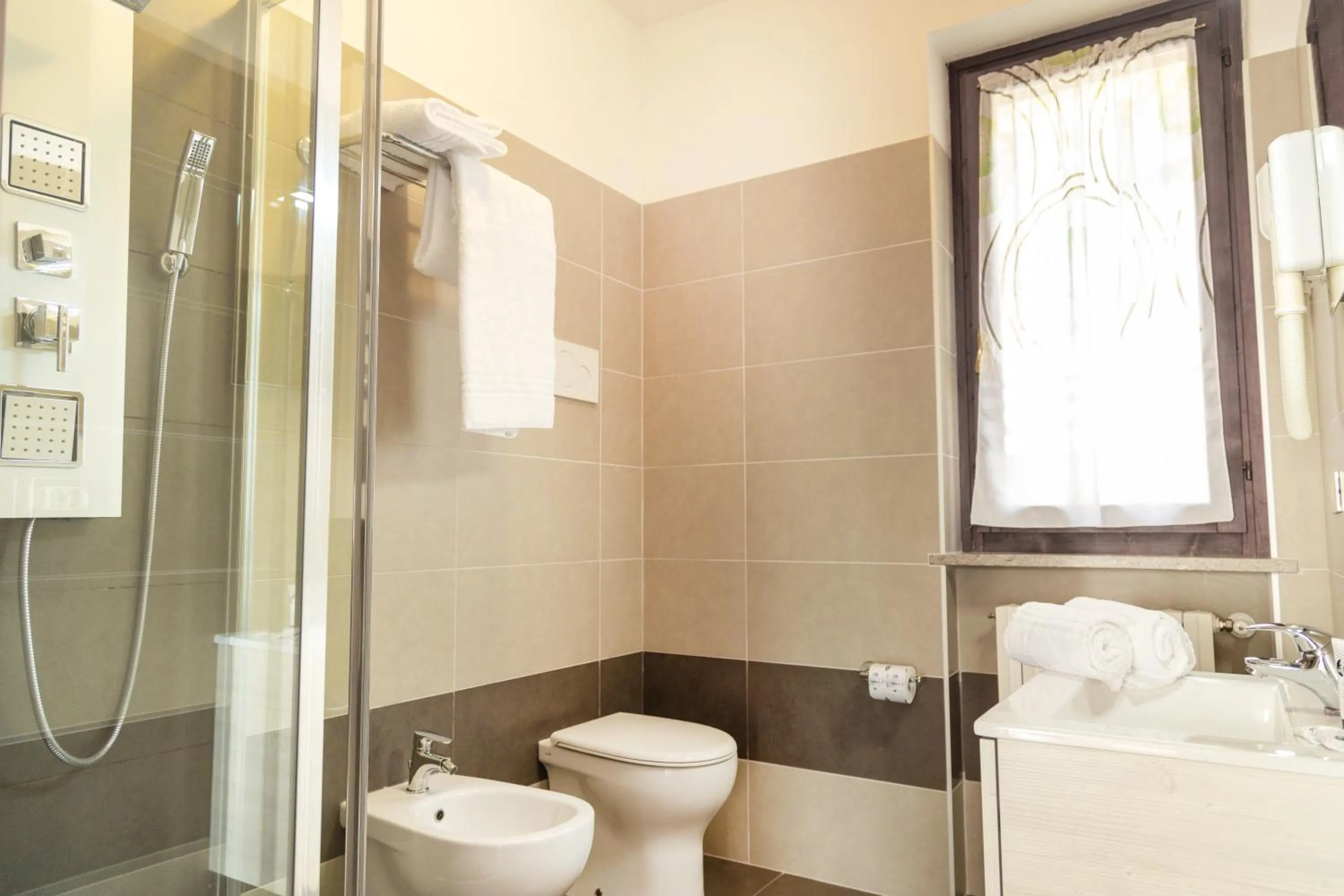 Bathroom in Hotel Residence Panorama La Forca, GTSGroup