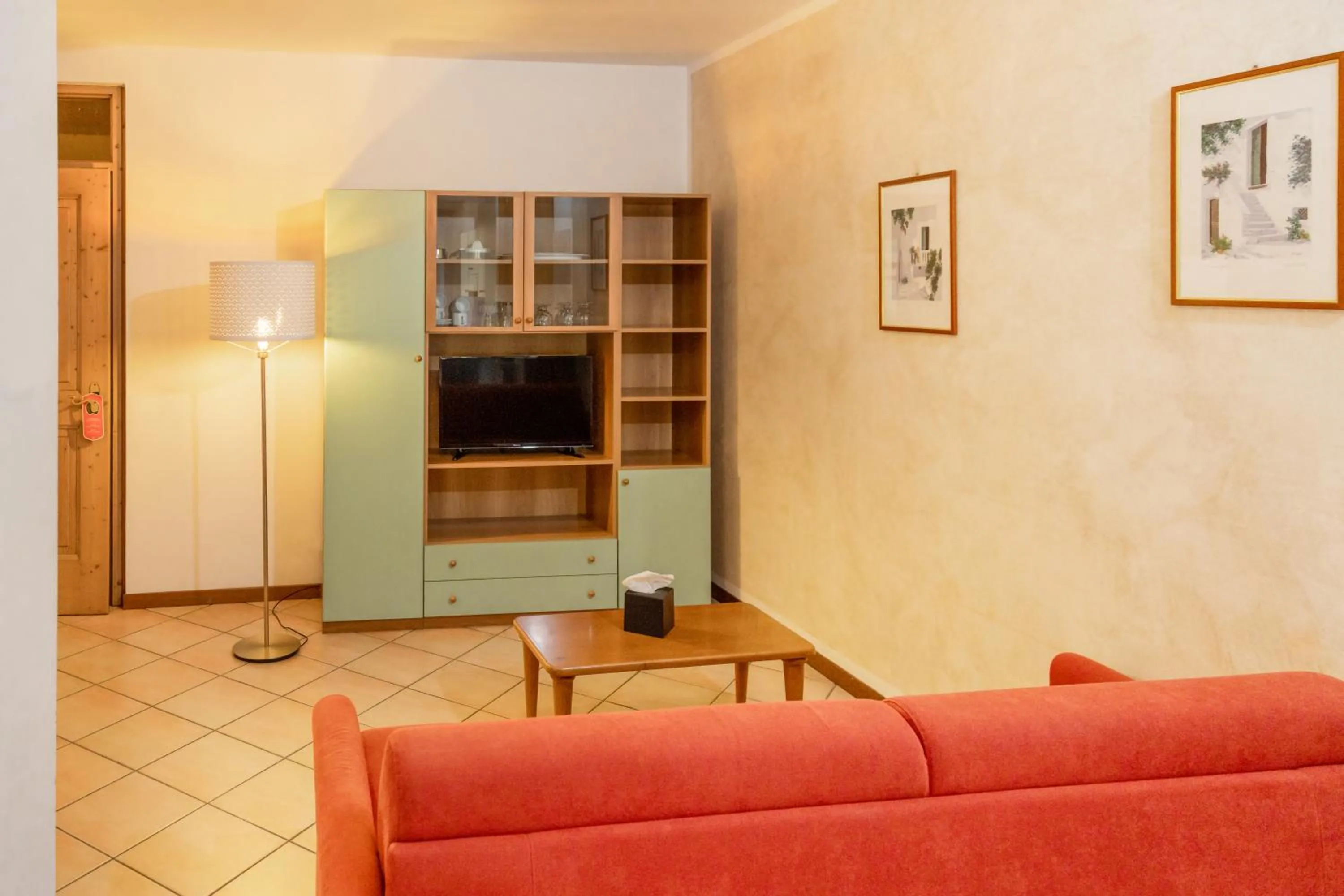 Communal lounge/ TV room in Hotel Residence Panorama La Forca, GTSGroup