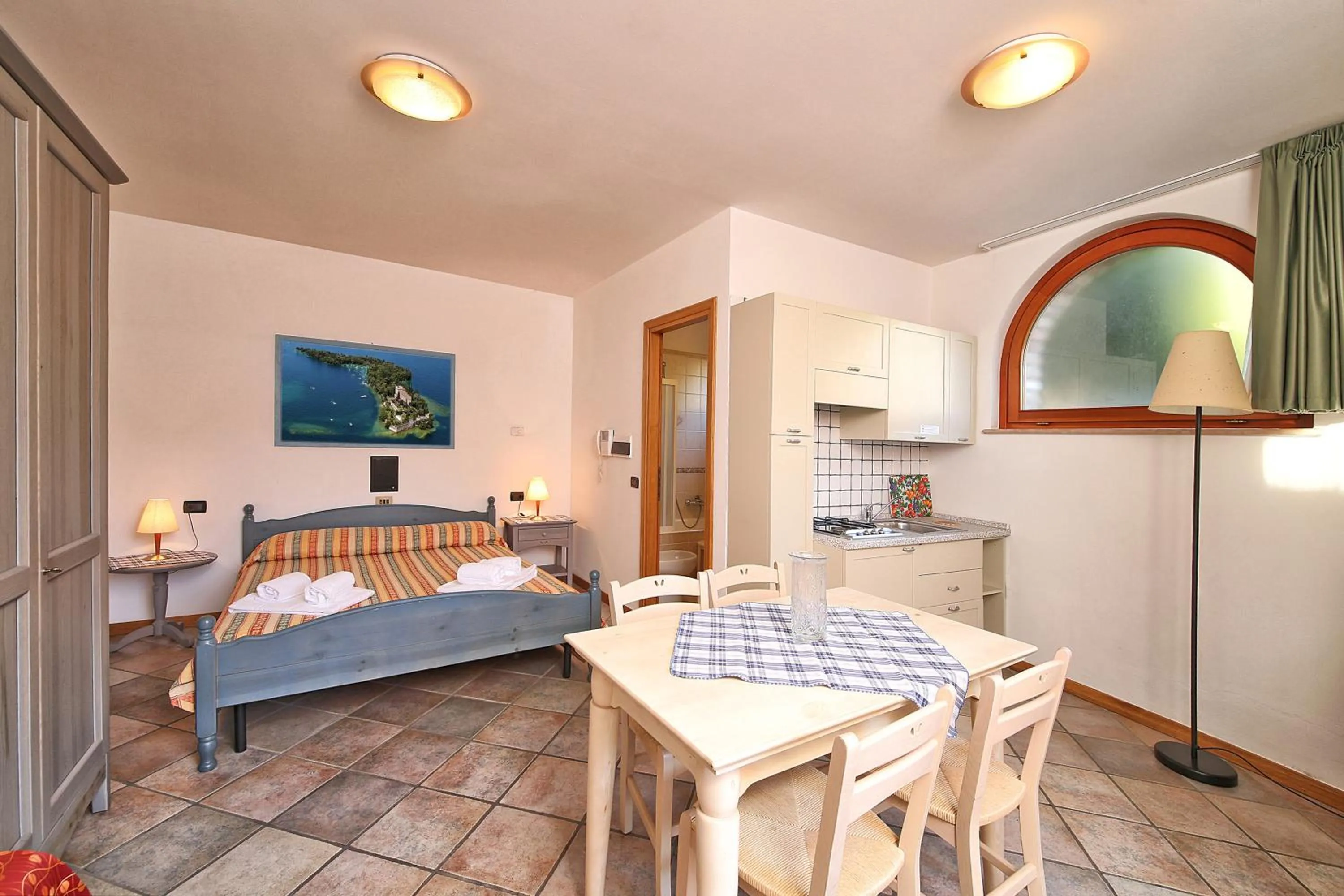 Living room, Bed in Residence Casa Gardola, GTSGroup