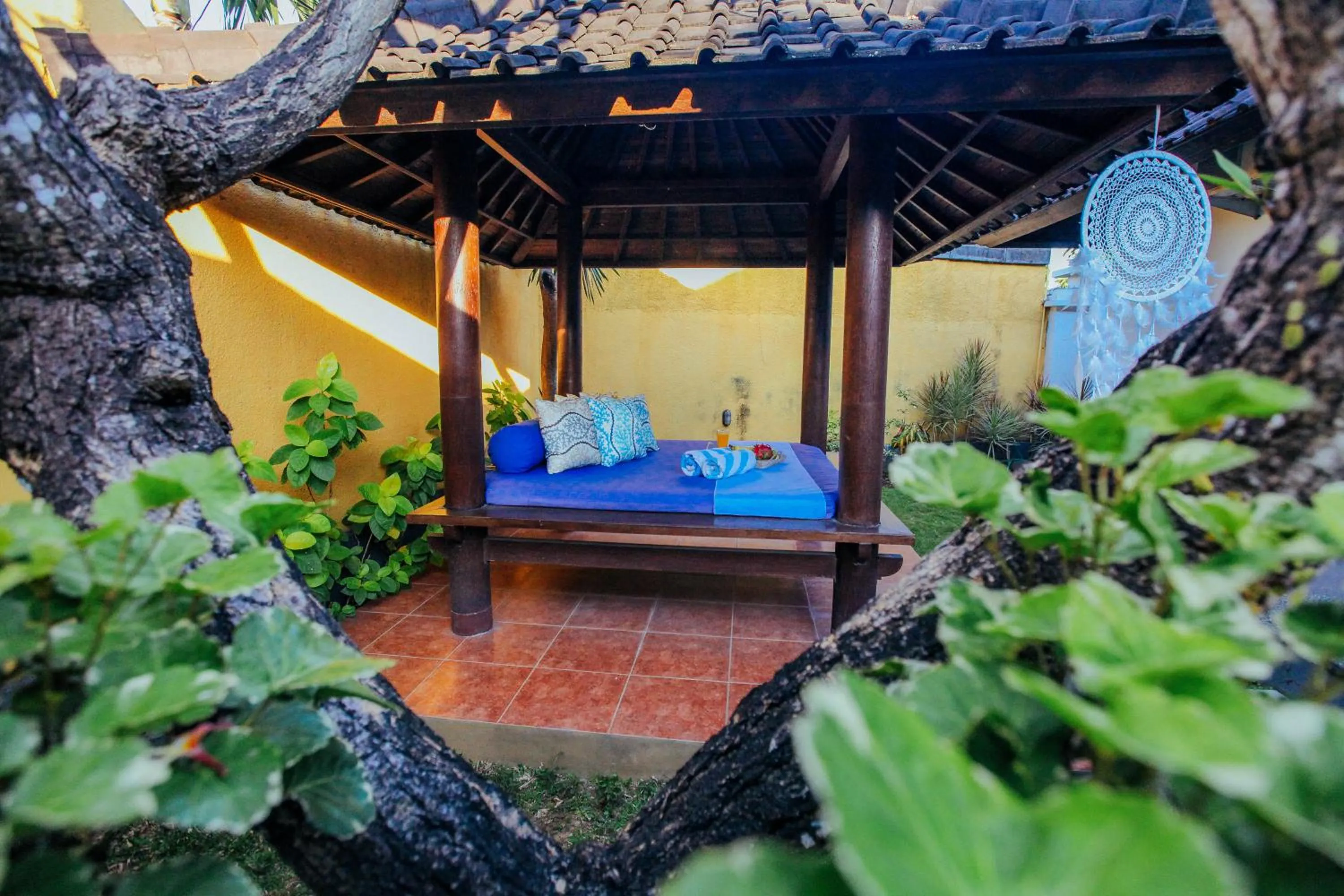 Bed in Villa Matahari