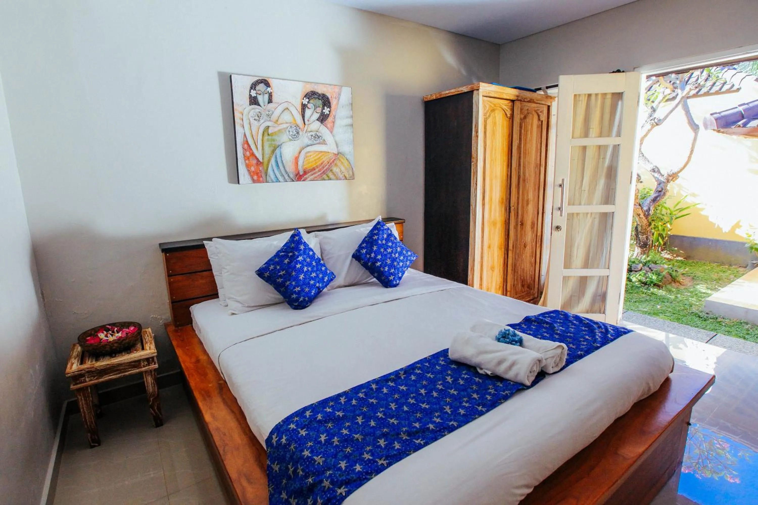 Bed in Villa Matahari