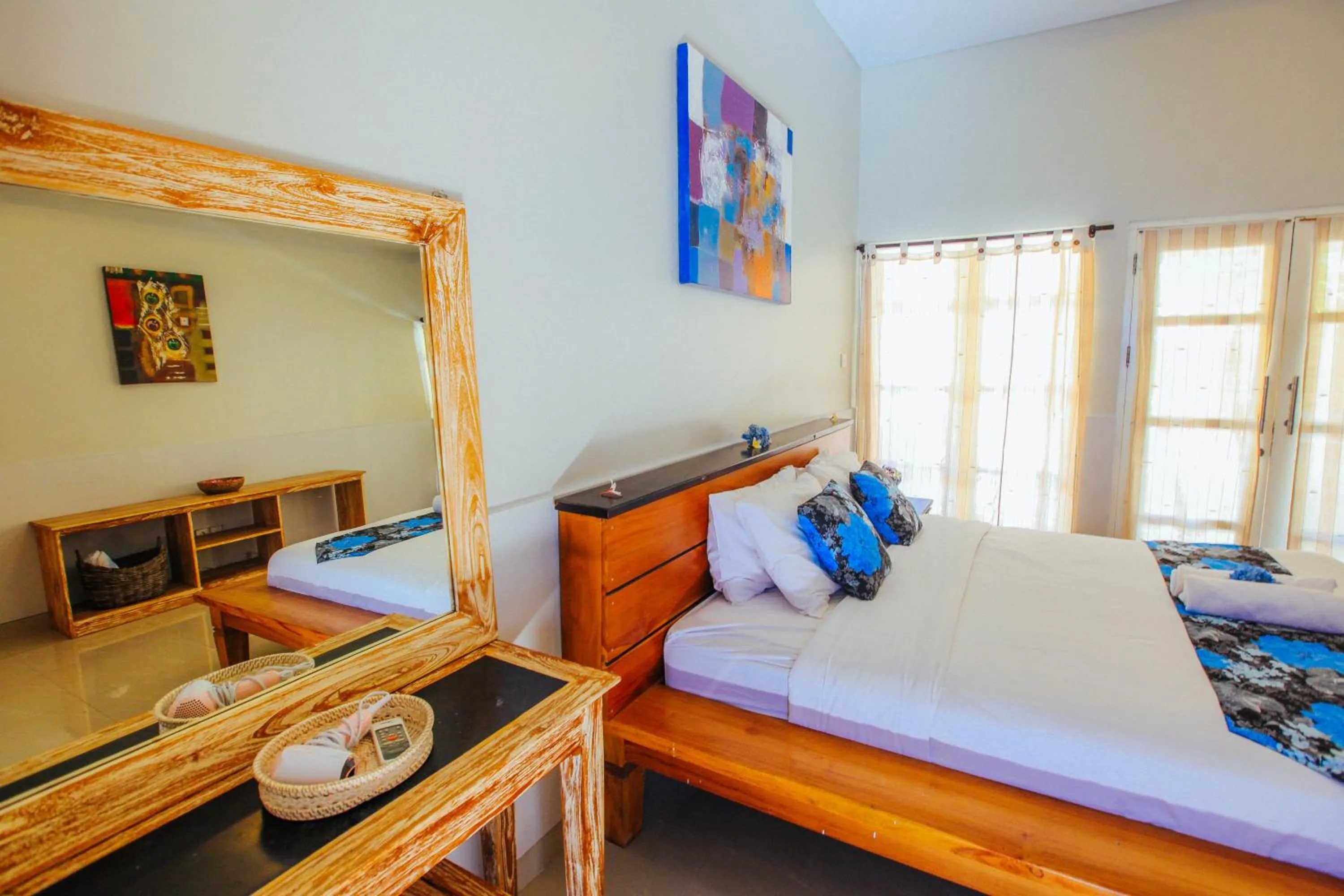 Bed in Villa Matahari