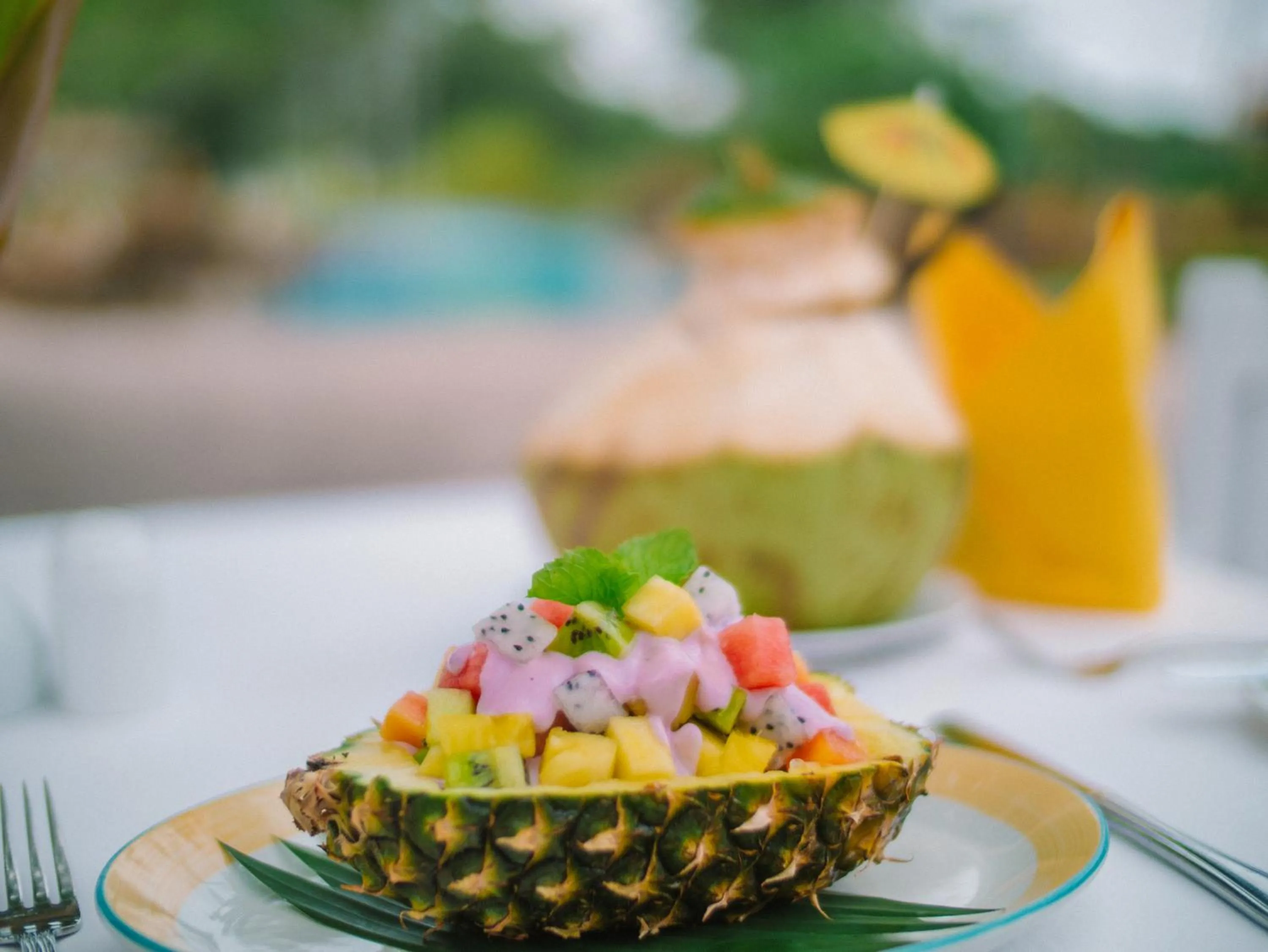 Food in Nirwana Resort Hotel