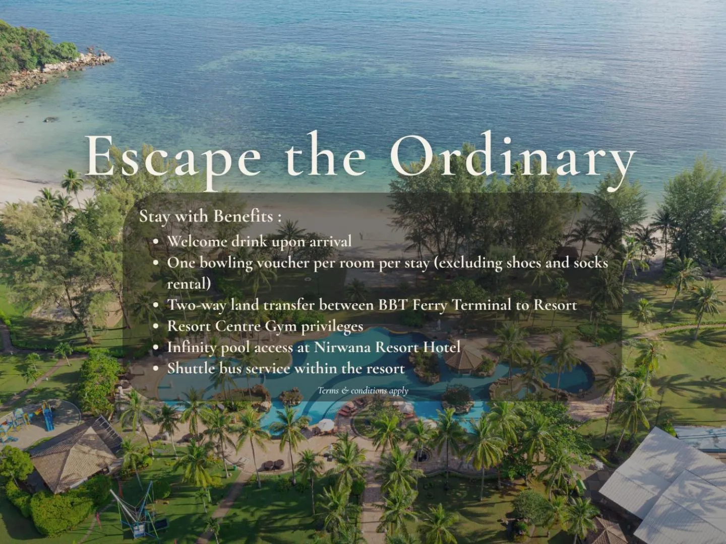 Property building in Nirwana Resort Hotel