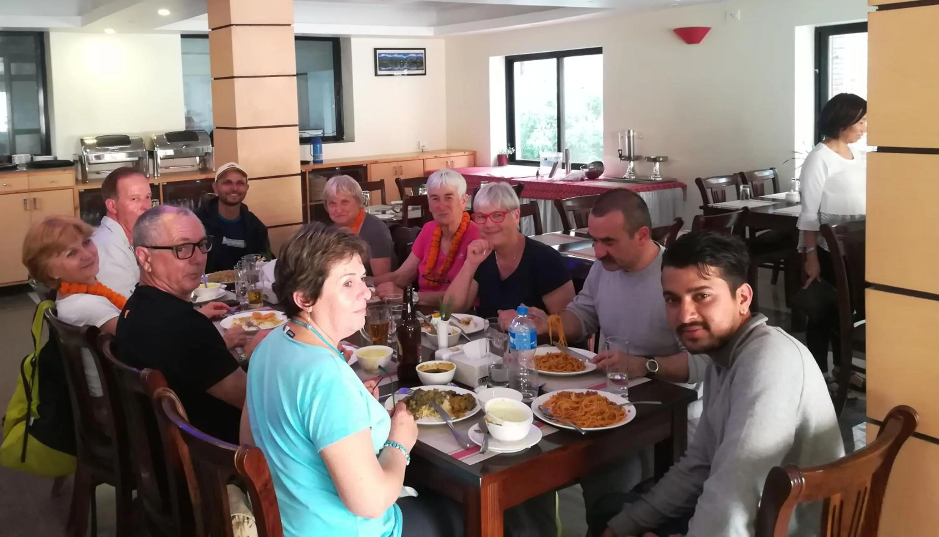 Lunch in Nepal Cottage Resort