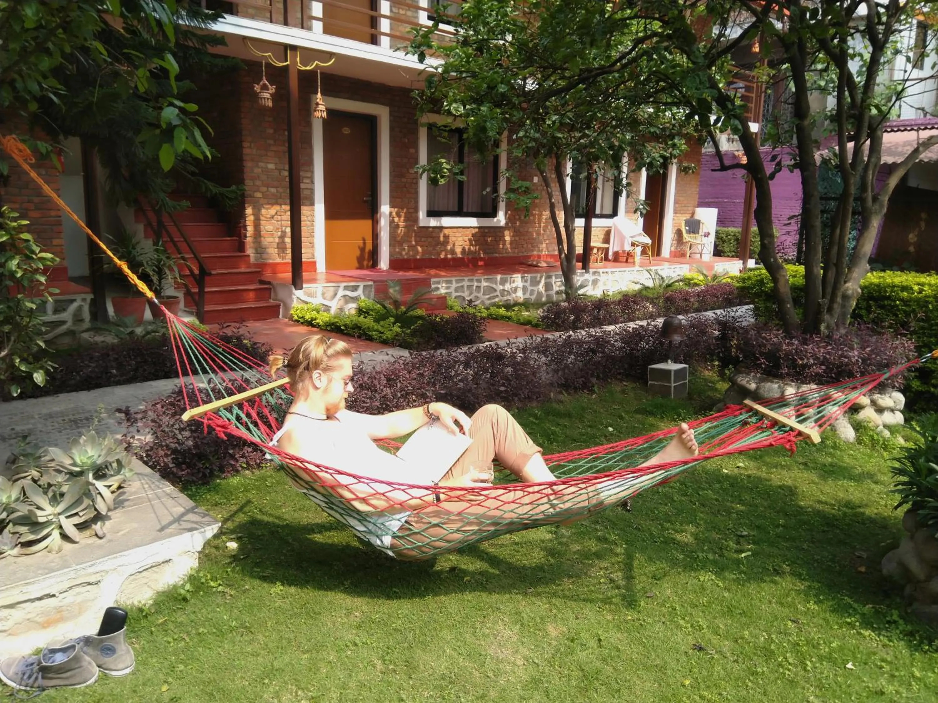 Garden in Nepal Cottage Resort