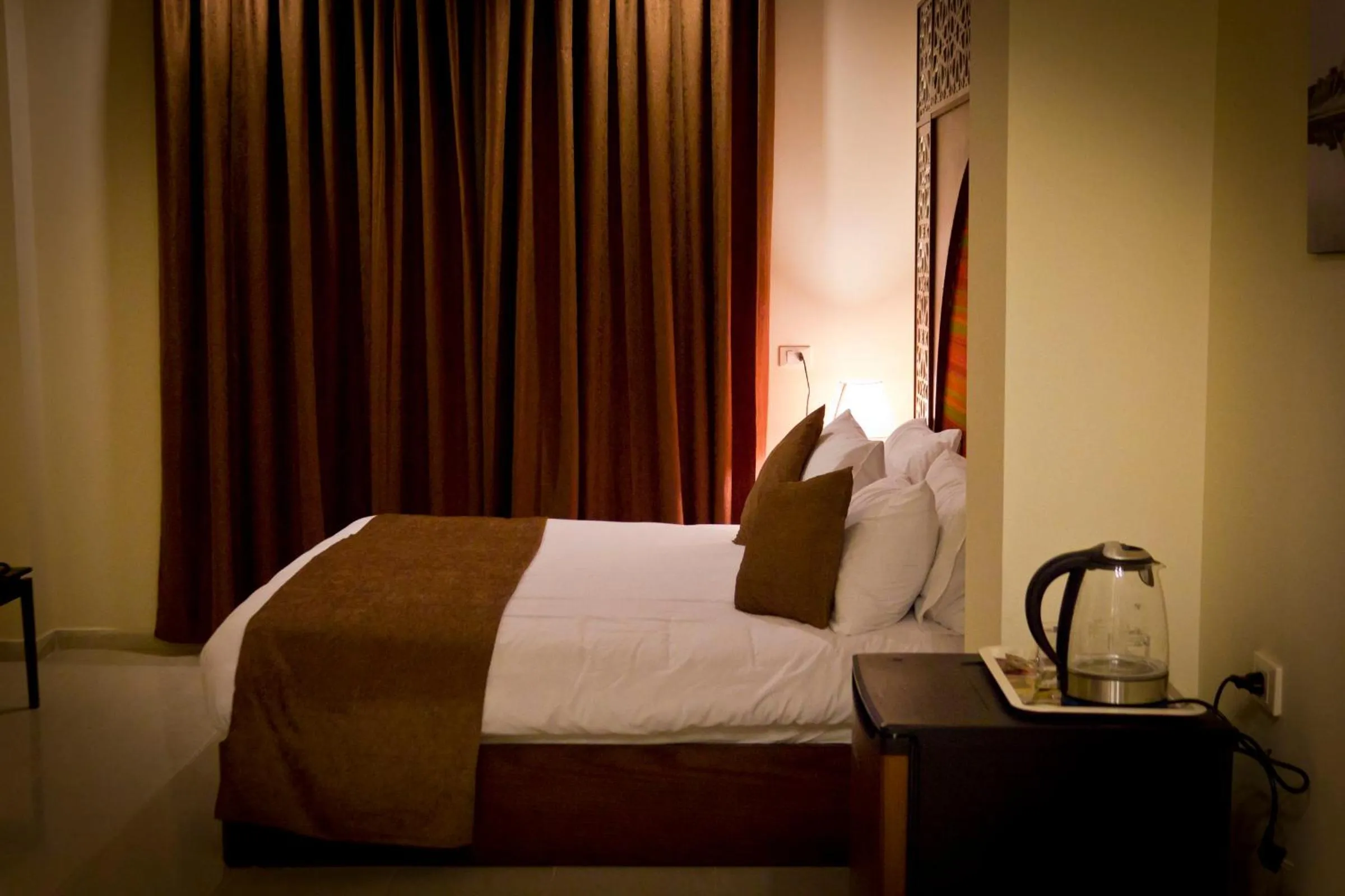 Bed in Pyramids Valley Boutique Hotel