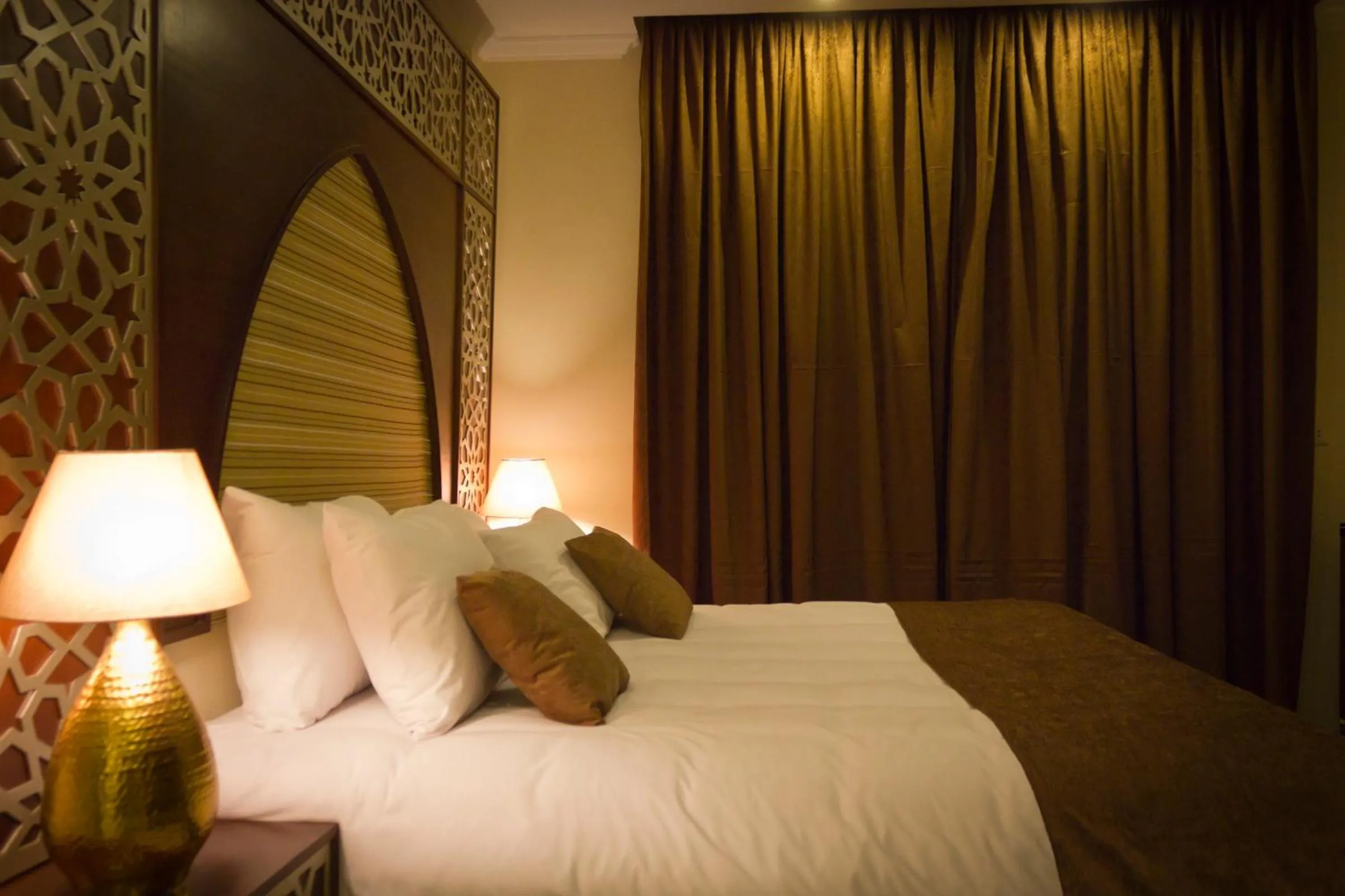 Bed in Pyramids Valley Boutique Hotel