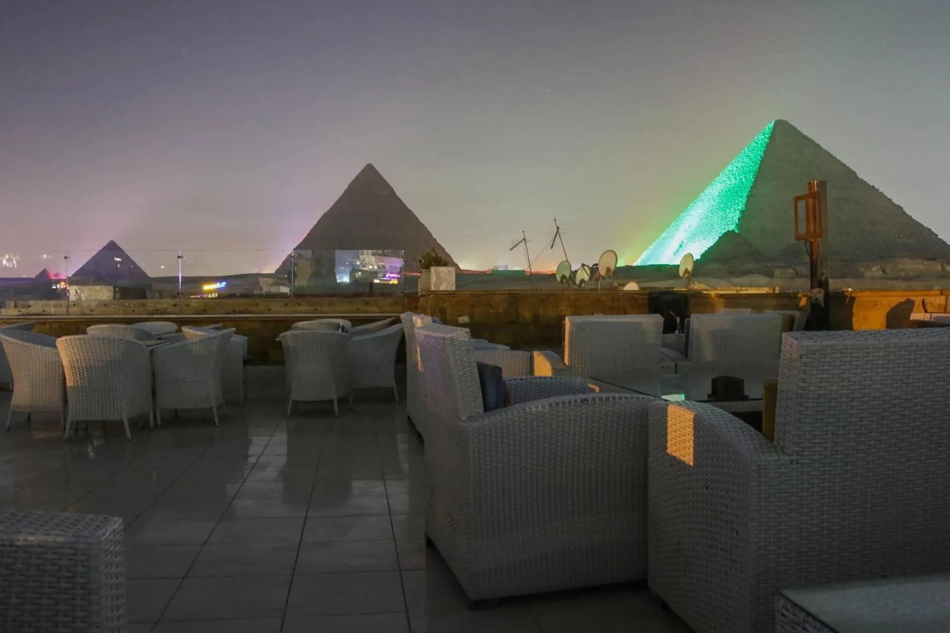 Patio in Pyramids Valley Boutique Hotel