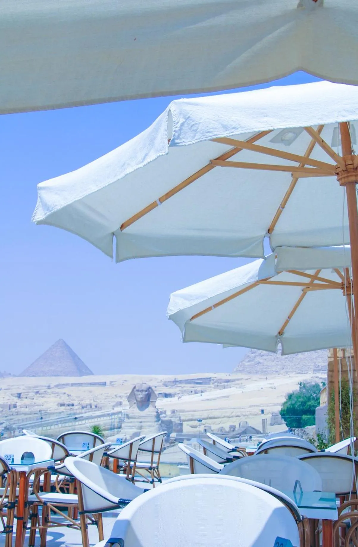 Patio in Pyramids Valley Boutique Hotel