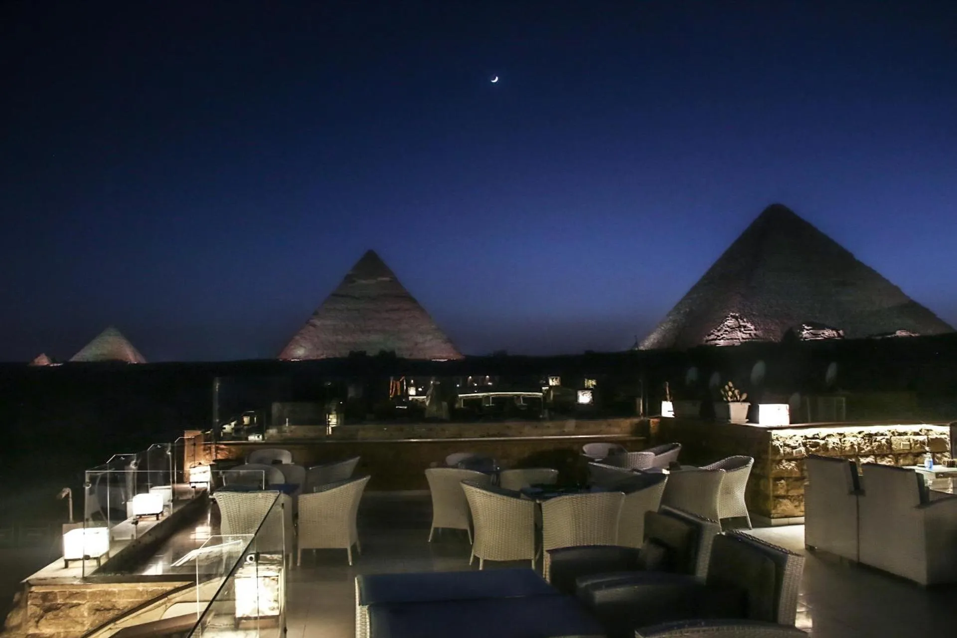 Patio in Pyramids Valley Boutique Hotel