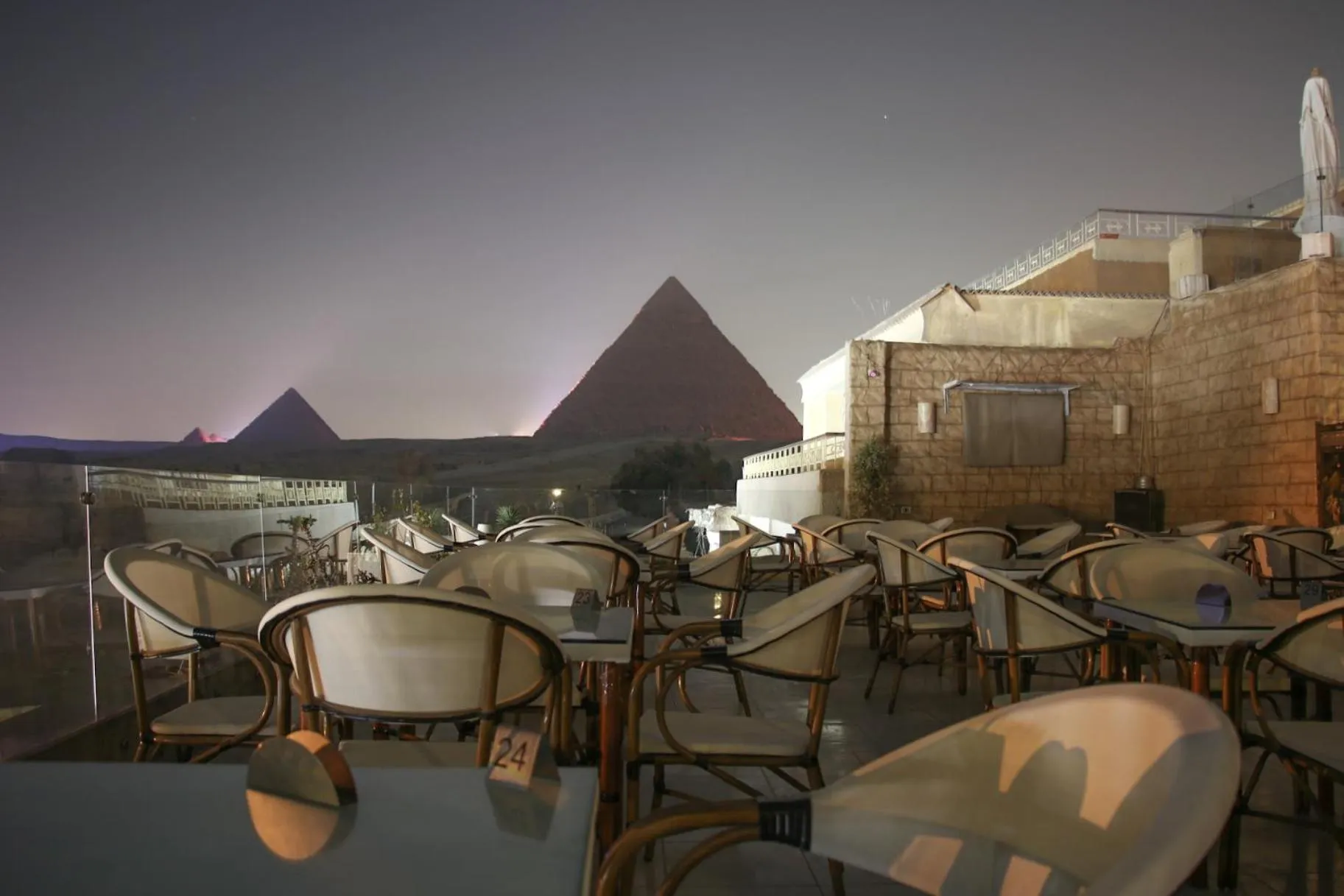 Patio in Pyramids Valley Boutique Hotel