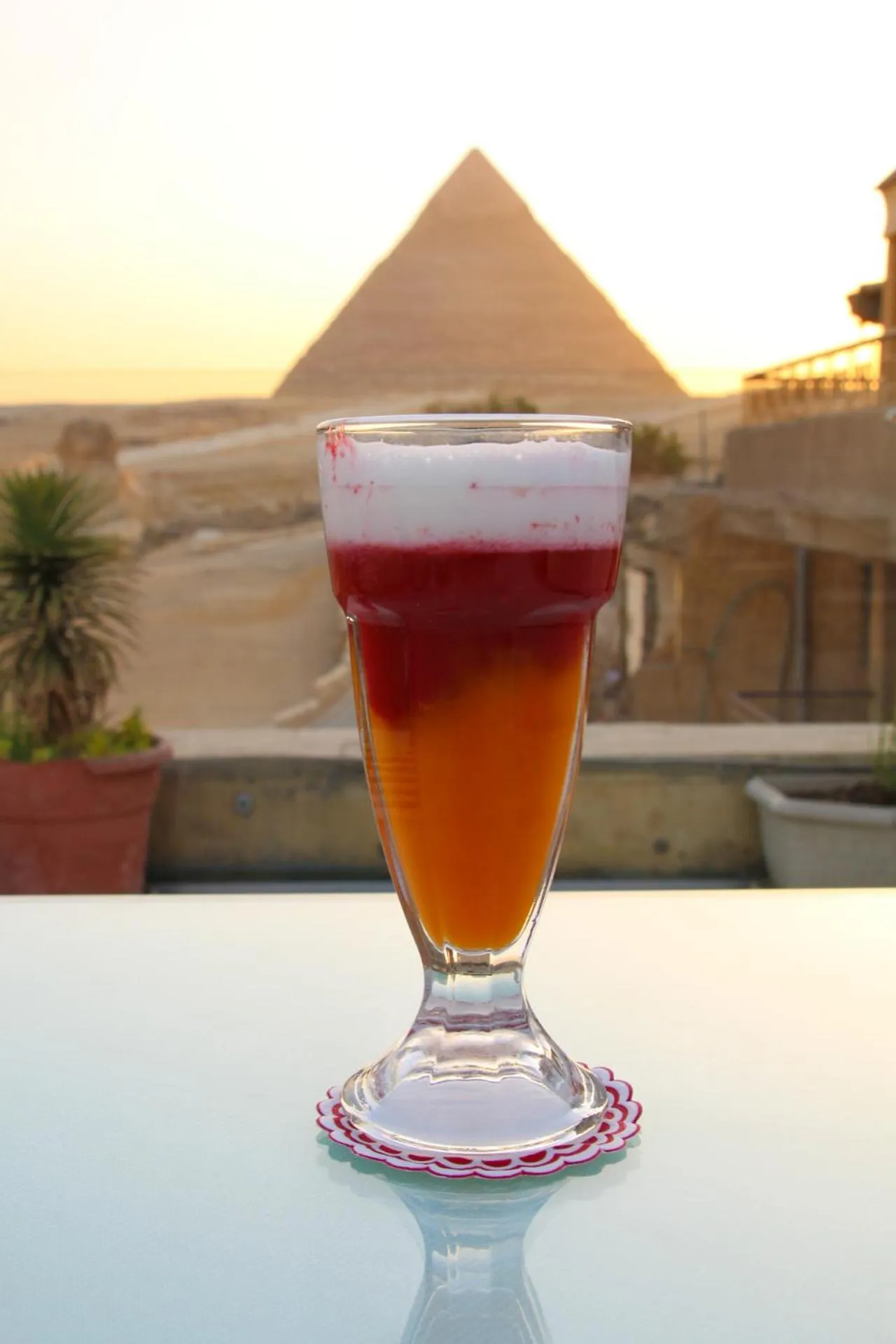 Food and drinks in Pyramids Valley Boutique Hotel