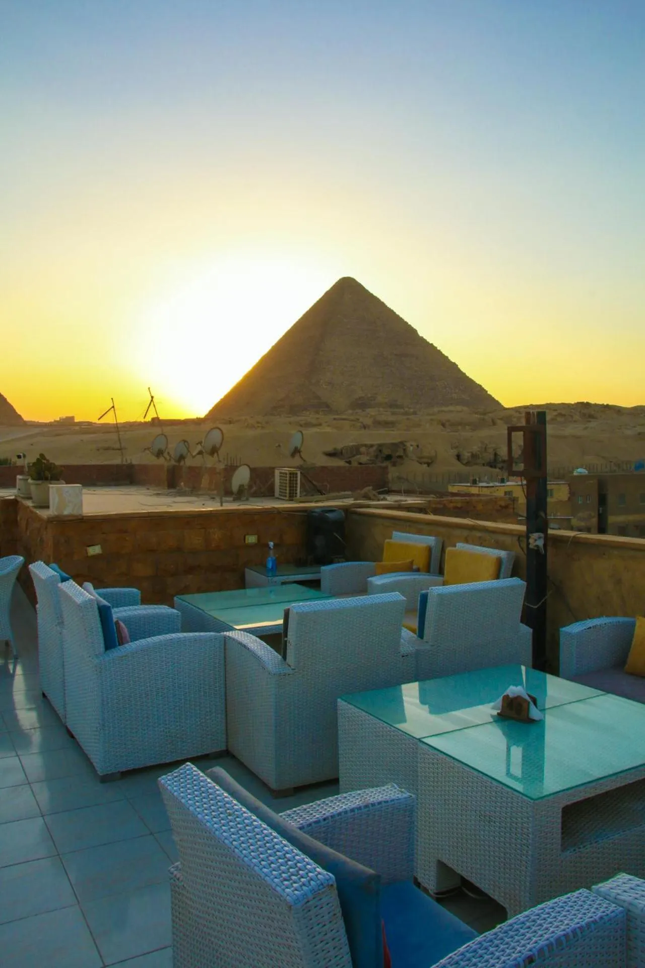 Patio in Pyramids Valley Boutique Hotel