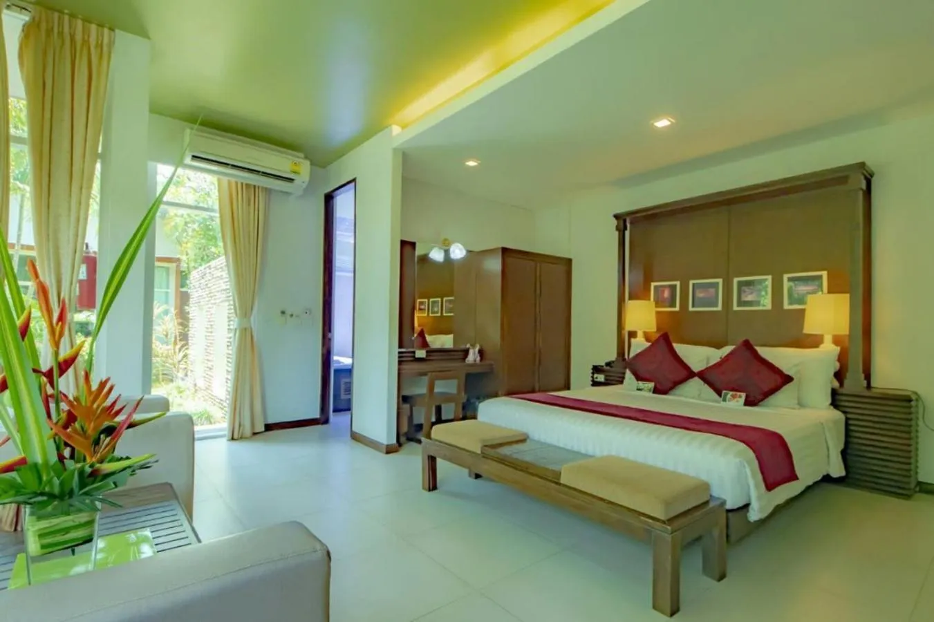 Bed in Nana Resort Kaeng Krachan