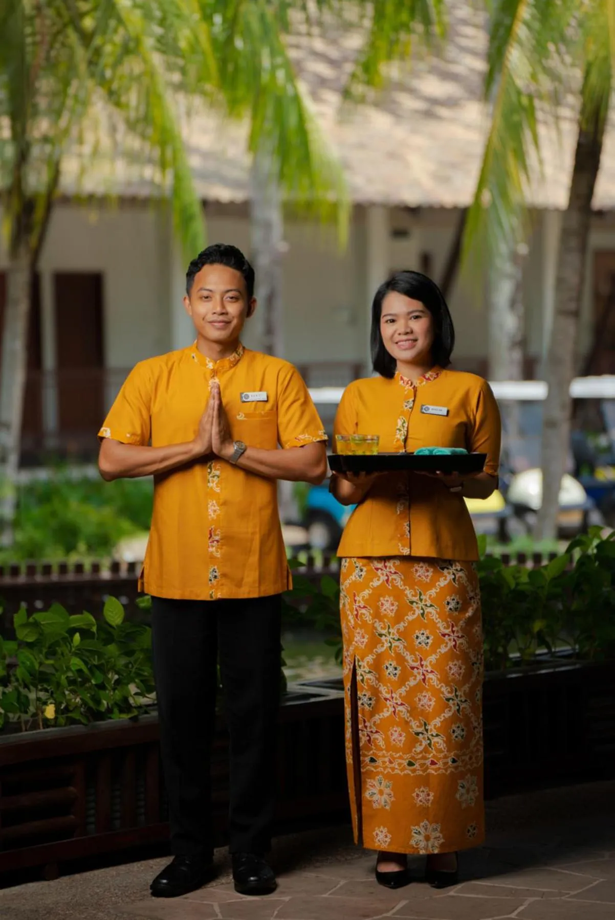 Staff in Mayang Sari Beach Resort