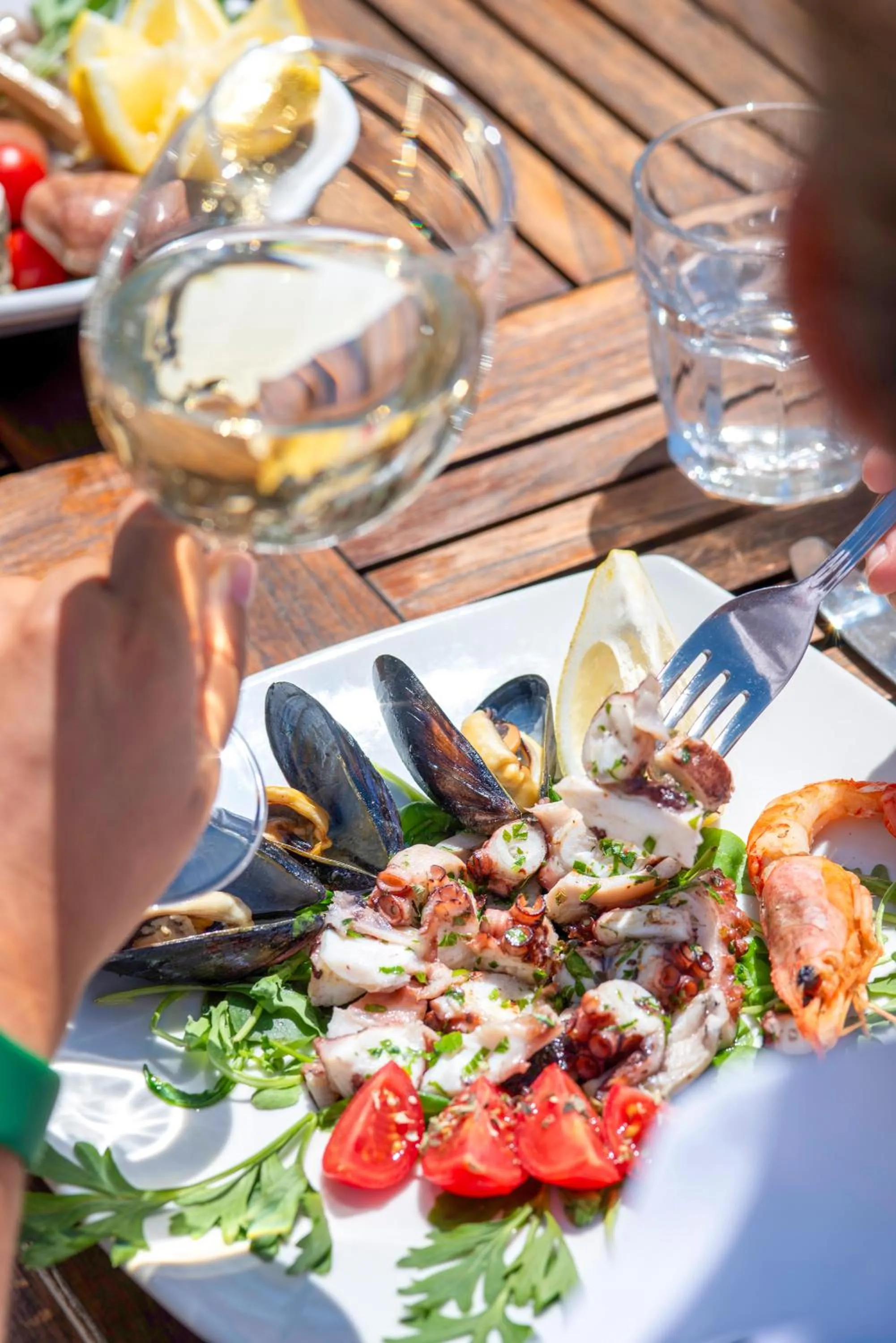 Food and drinks in Hotel Bel Tramonto