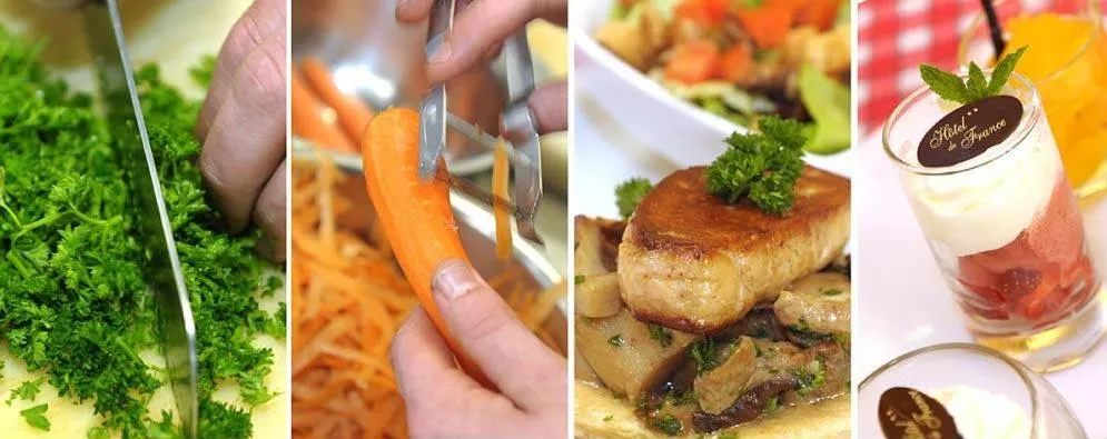 Food close-up in The Originals City, Hôtel de France, Bessines-sur-Gartempe