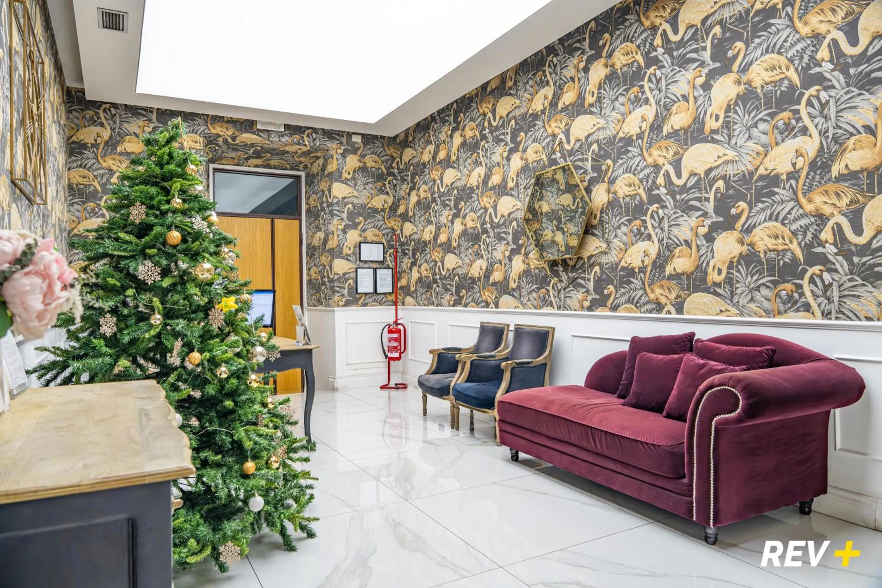 Lobby or reception in Via Veneto Suites