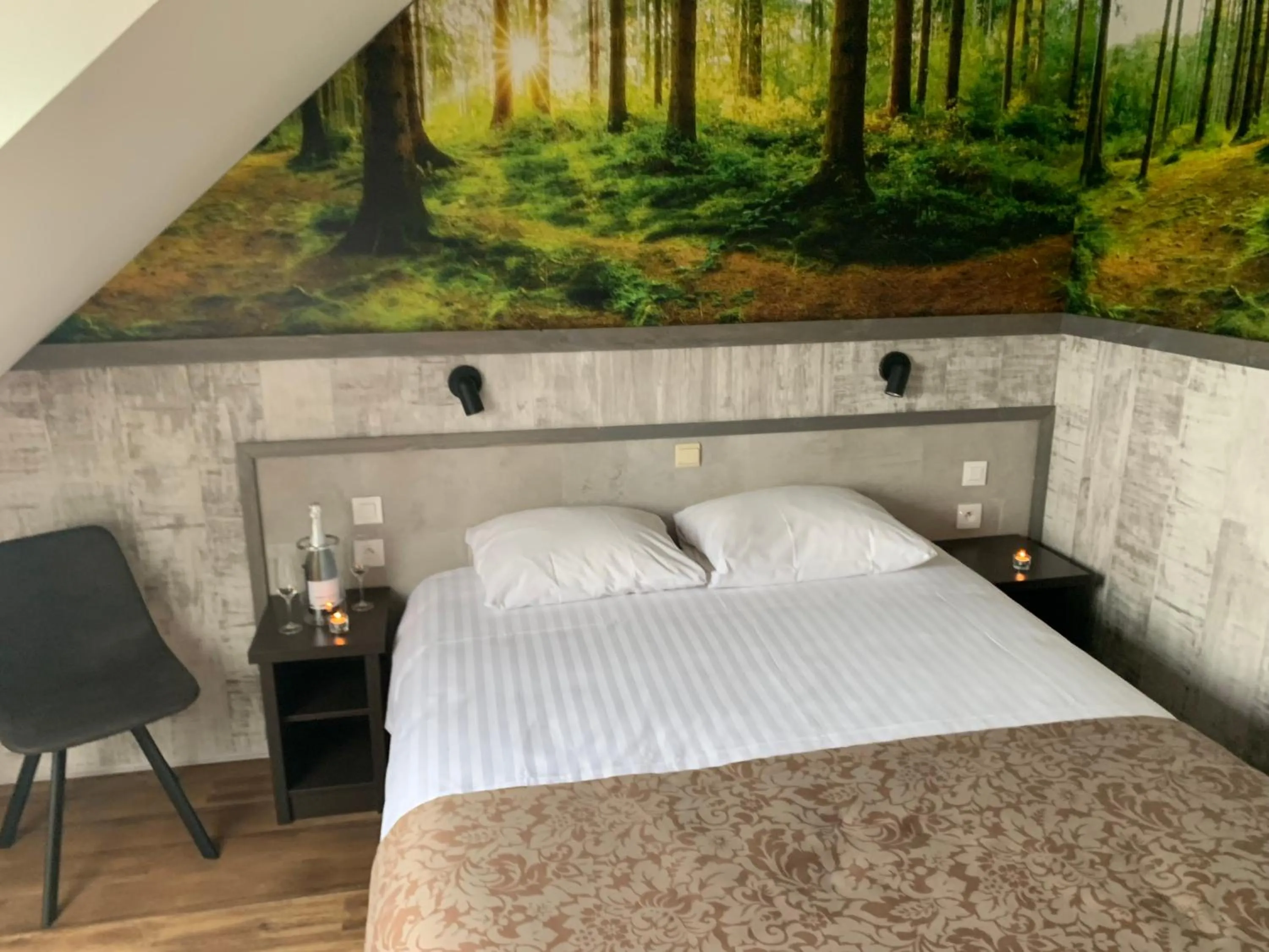 Bed in Hotel De Maaskant