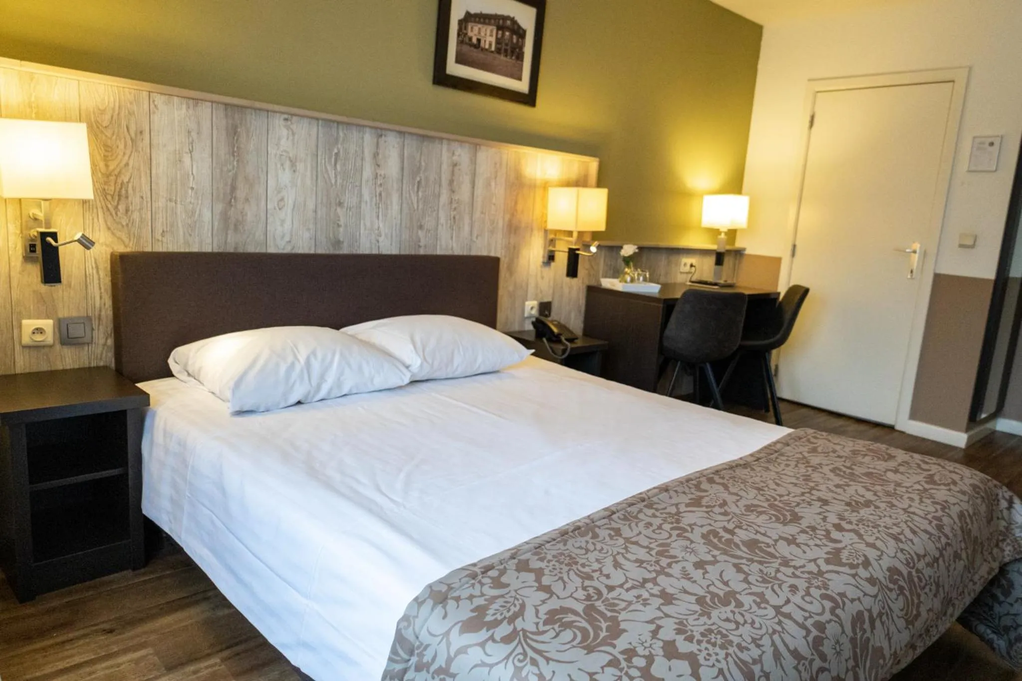 Bed in Hotel De Maaskant