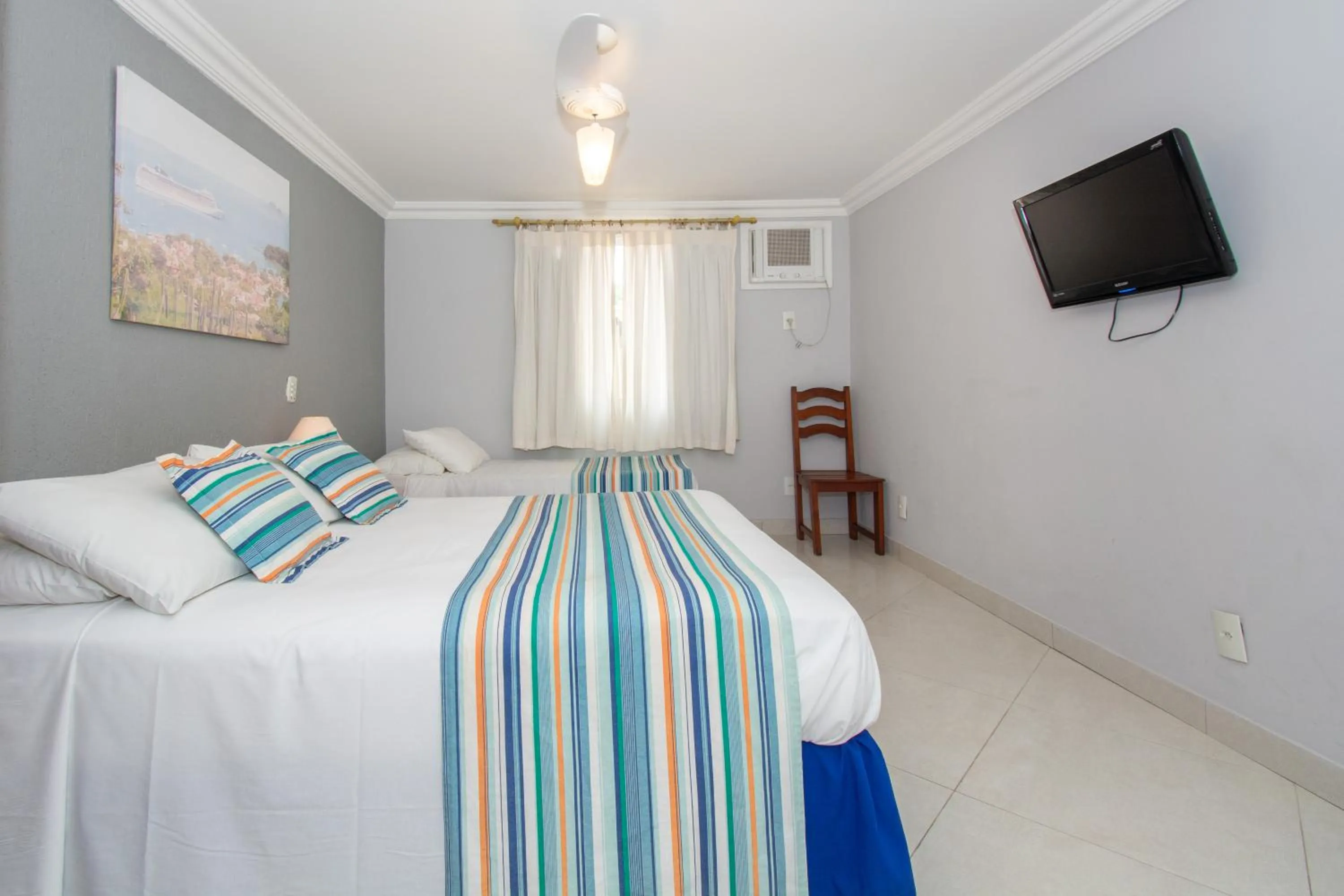 Bed in Pousada Marbella