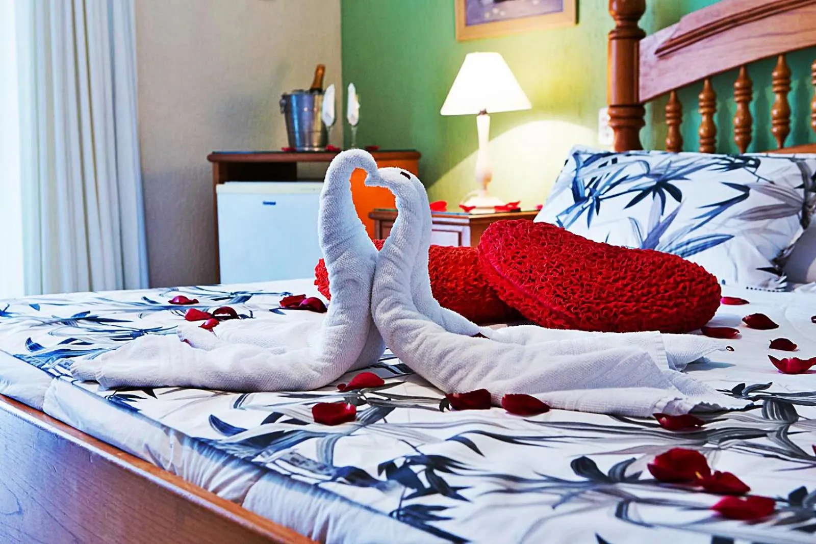 Bed in Pousada Marbella