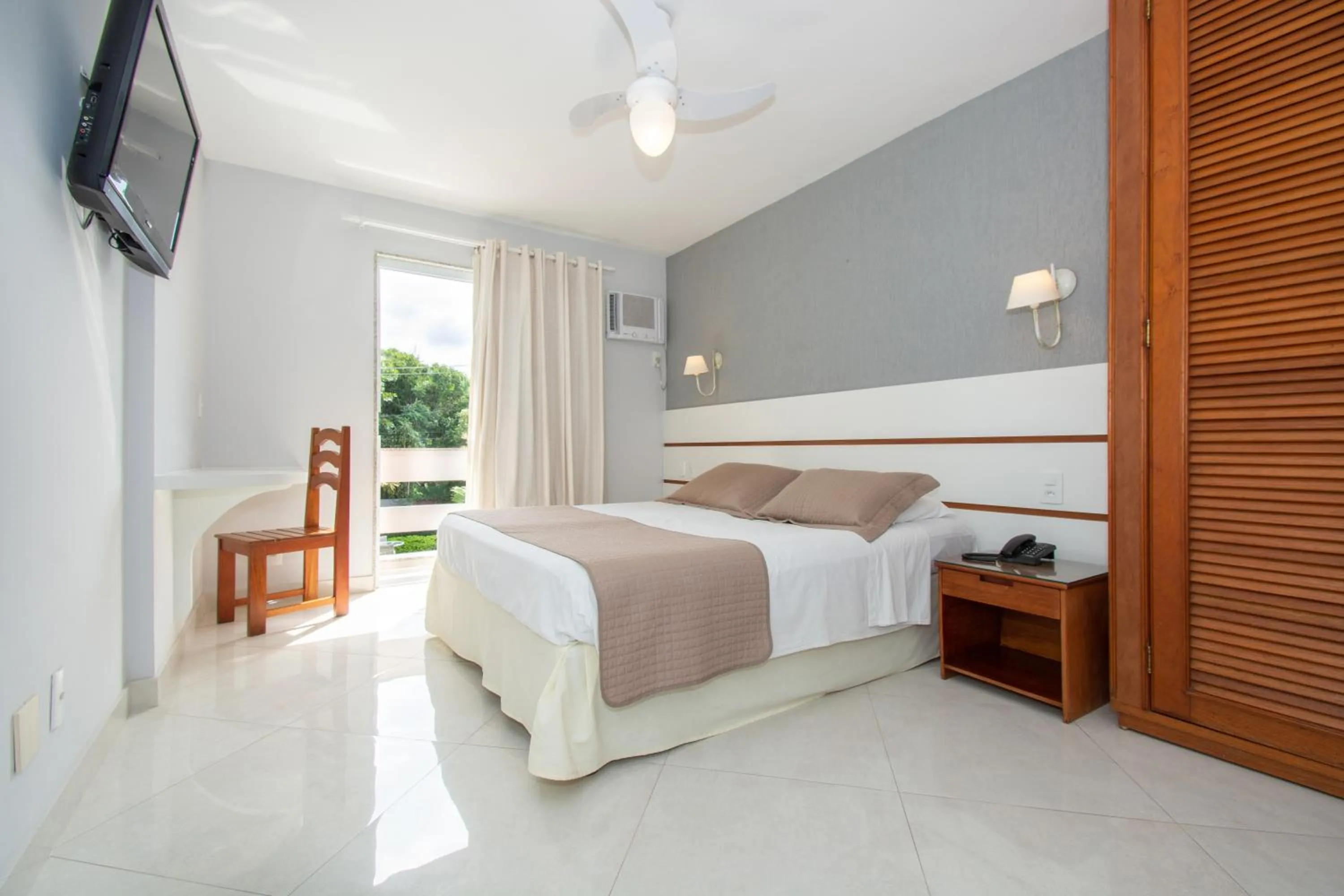 Bed in Pousada Marbella