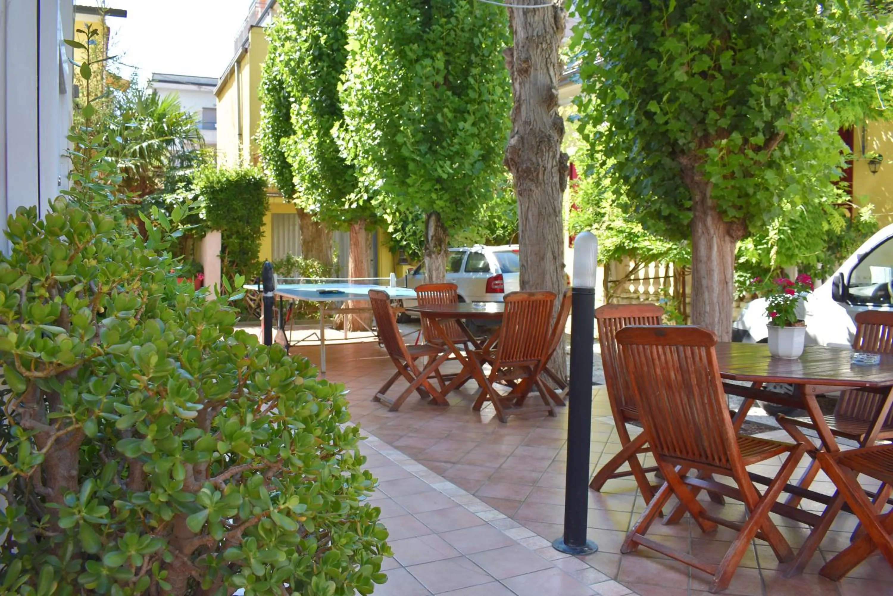 Garden in Hotel Urbinati