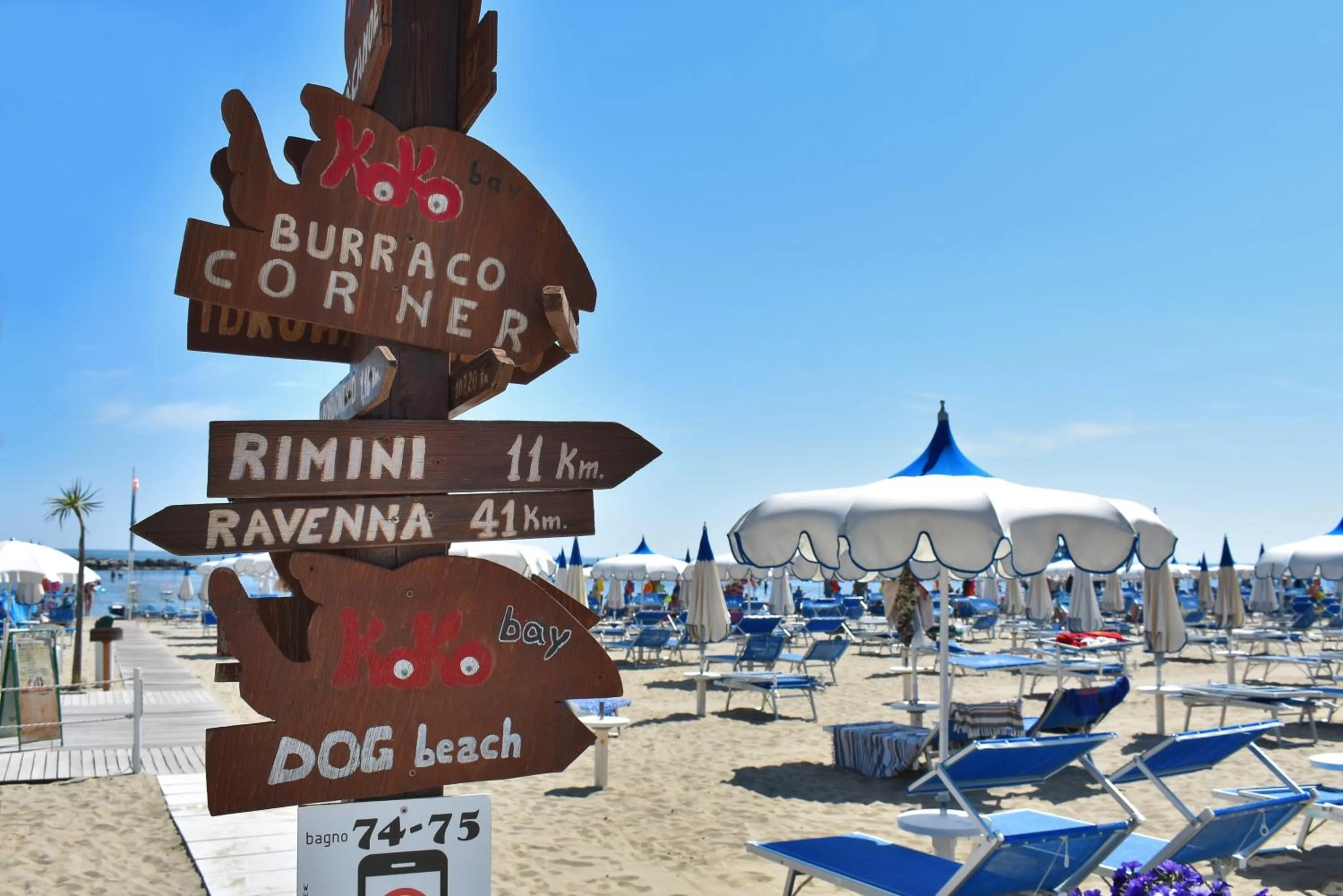 Beach in Hotel Urbinati