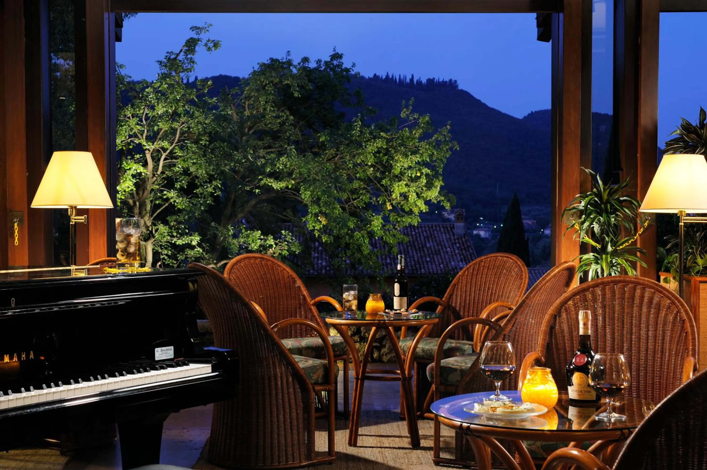 Lounge or bar in Poiano Garda Resort Appartamenti