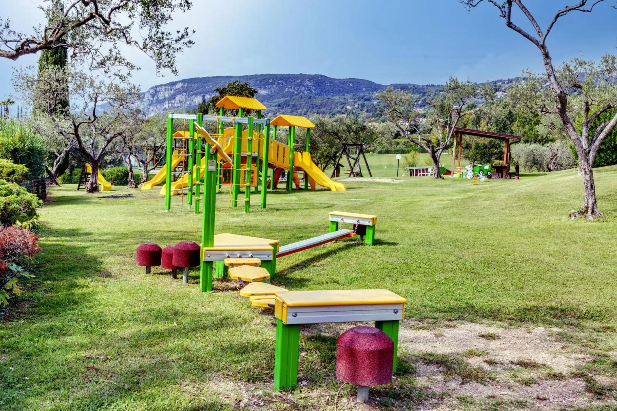 Children play ground in Poiano Garda Resort Appartamenti