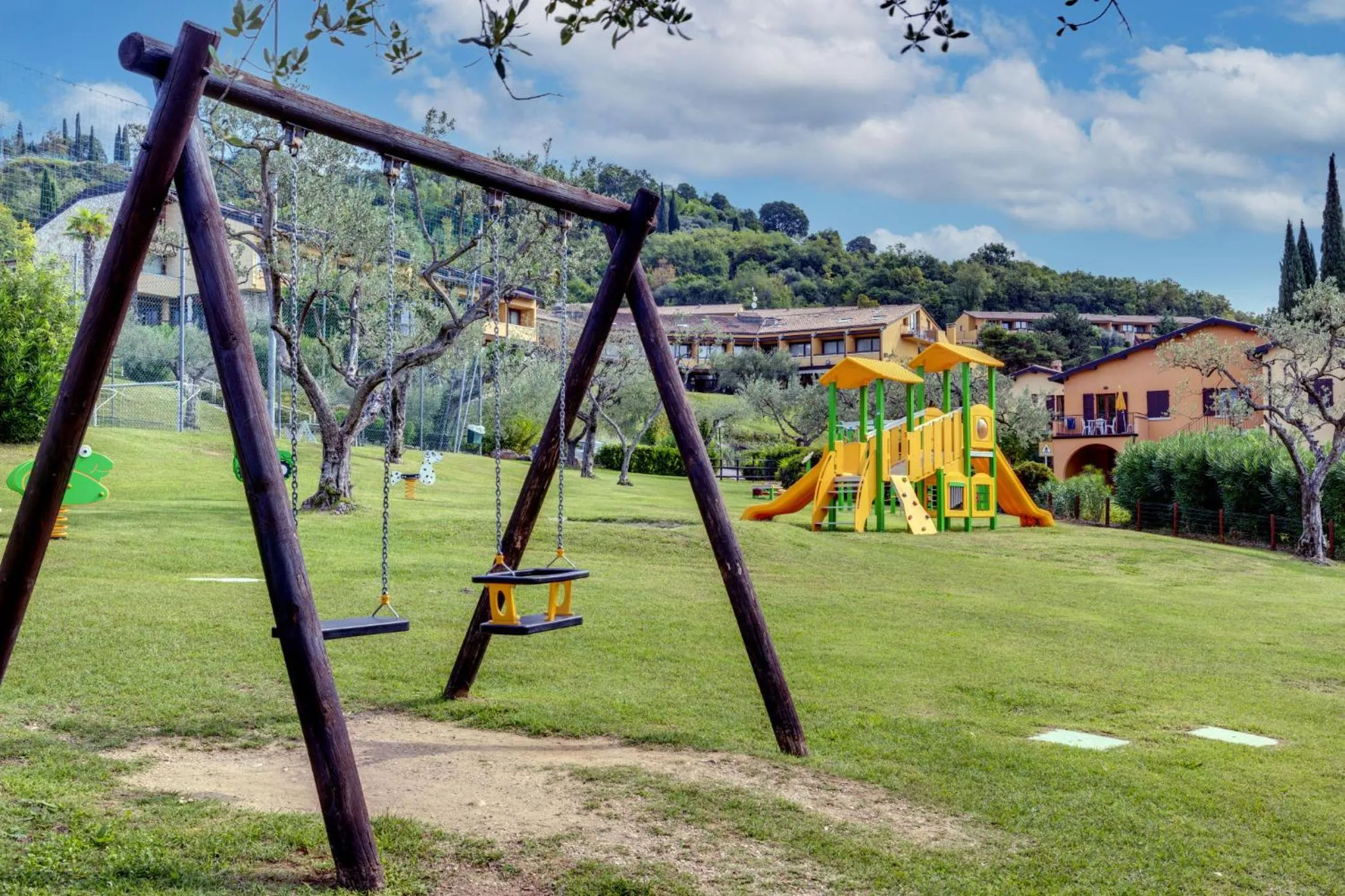 Children play ground in Poiano Garda Resort Appartamenti