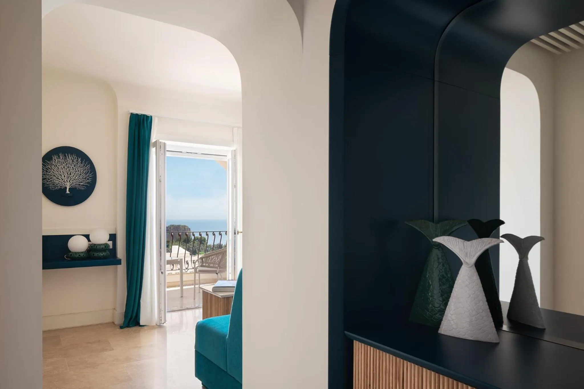 Balcony/Terrace in La Residenza Capri