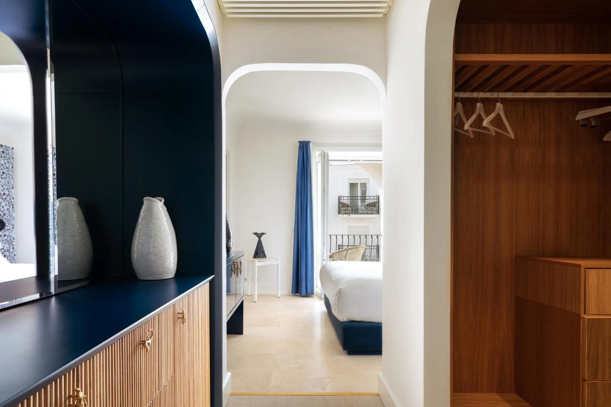 Bed in La Residenza Capri