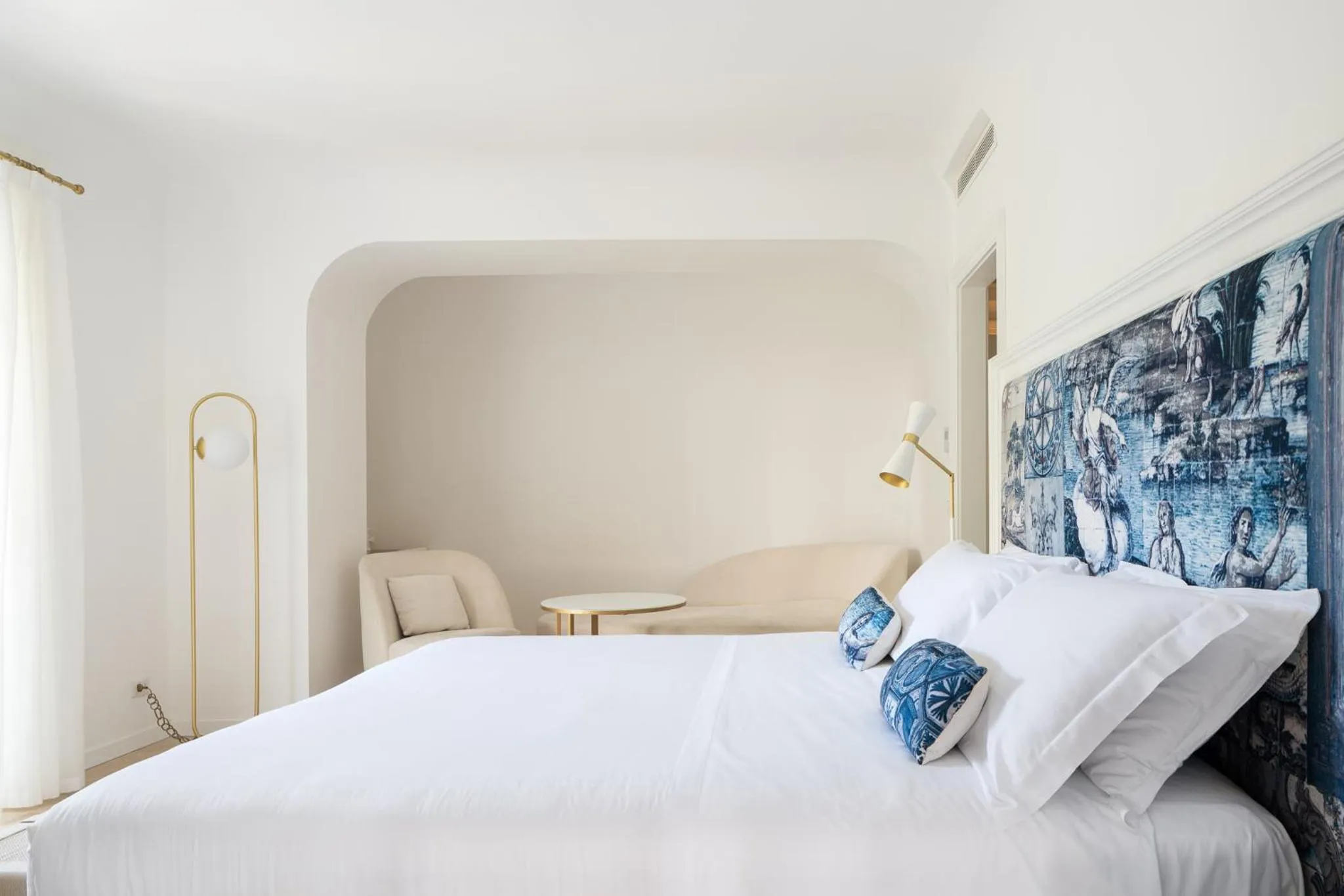 Bed in La Residenza Capri