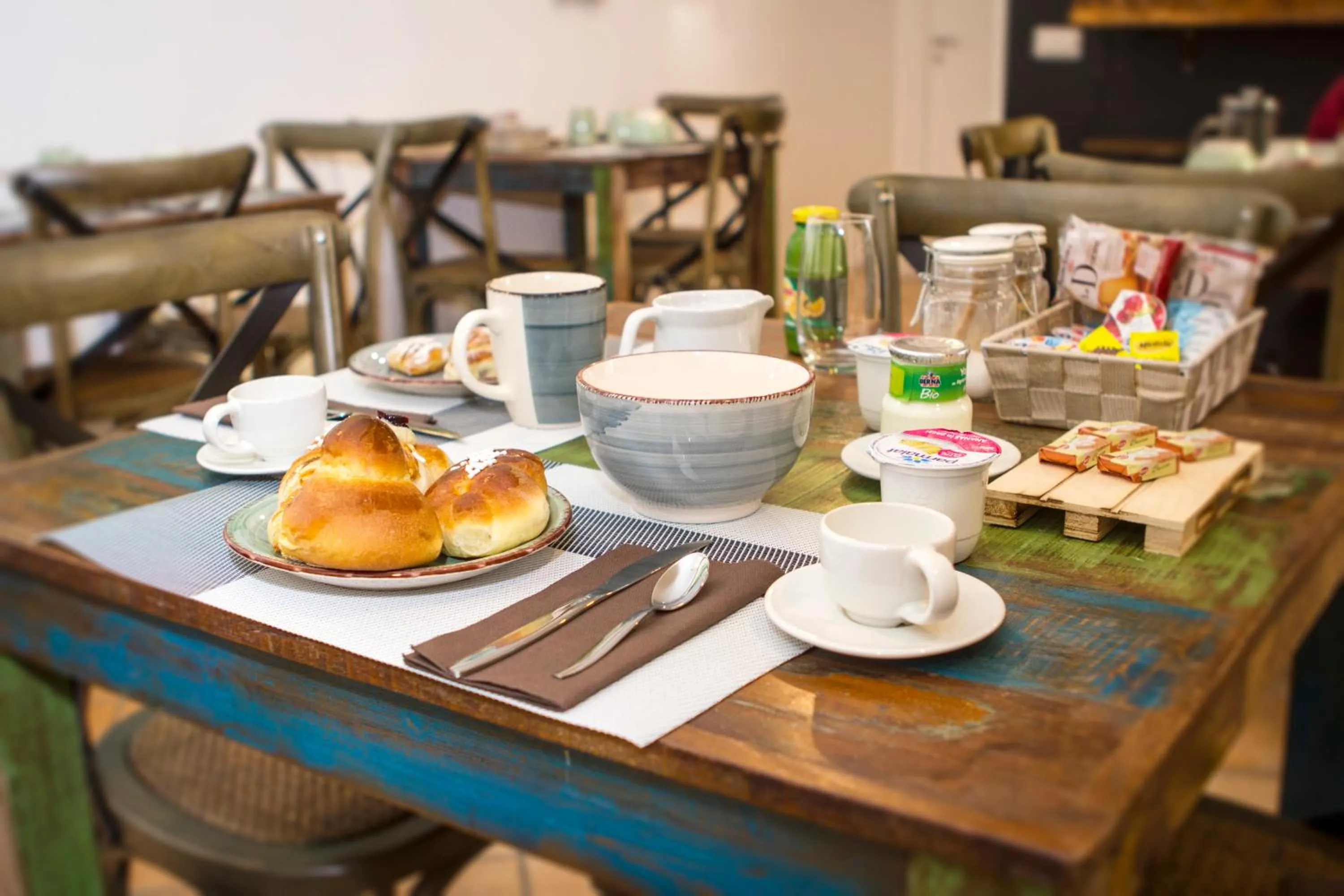 Food and drinks in Palazzo della Loggia B&B