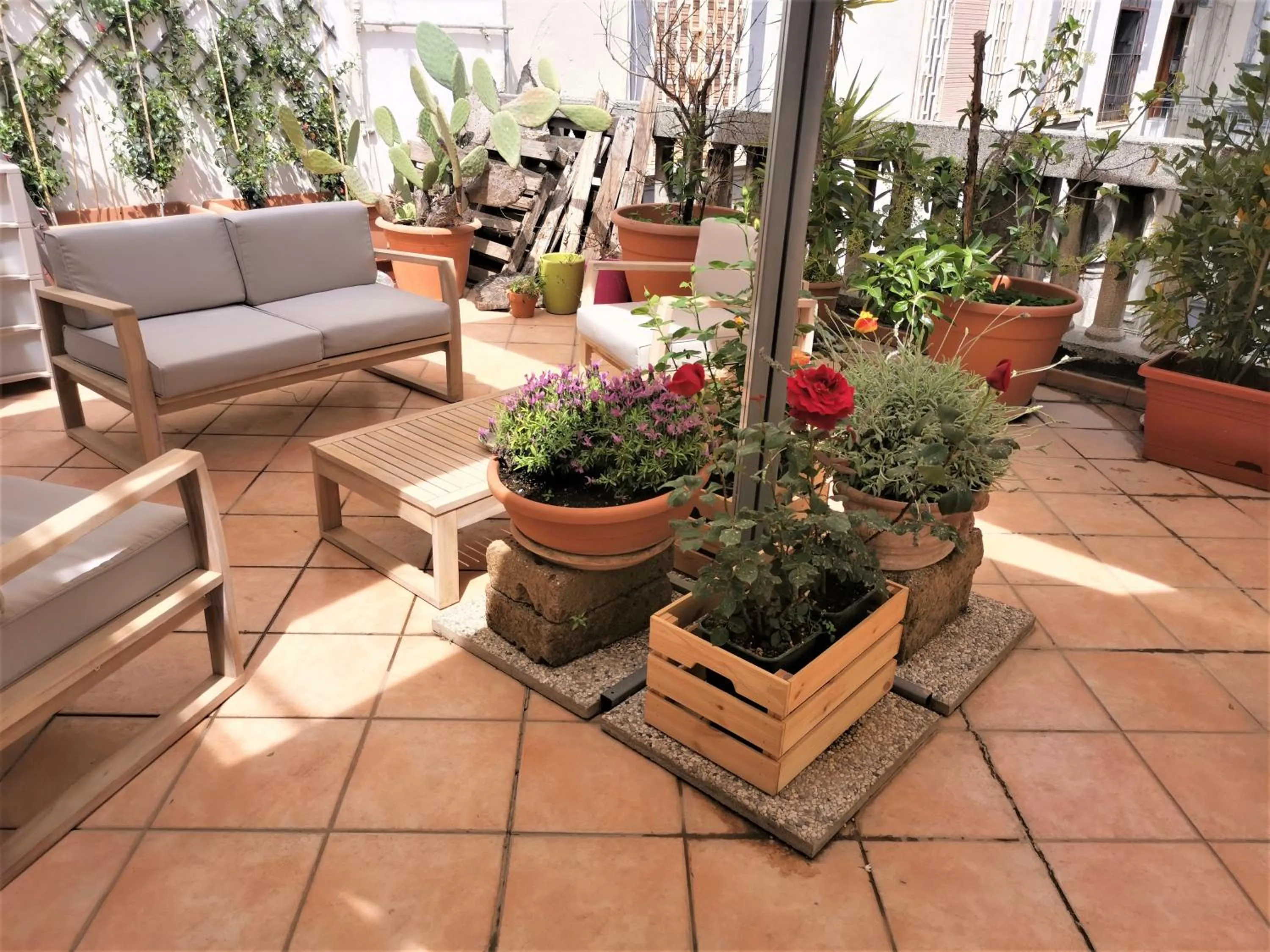 Patio in Palazzo della Loggia B&B