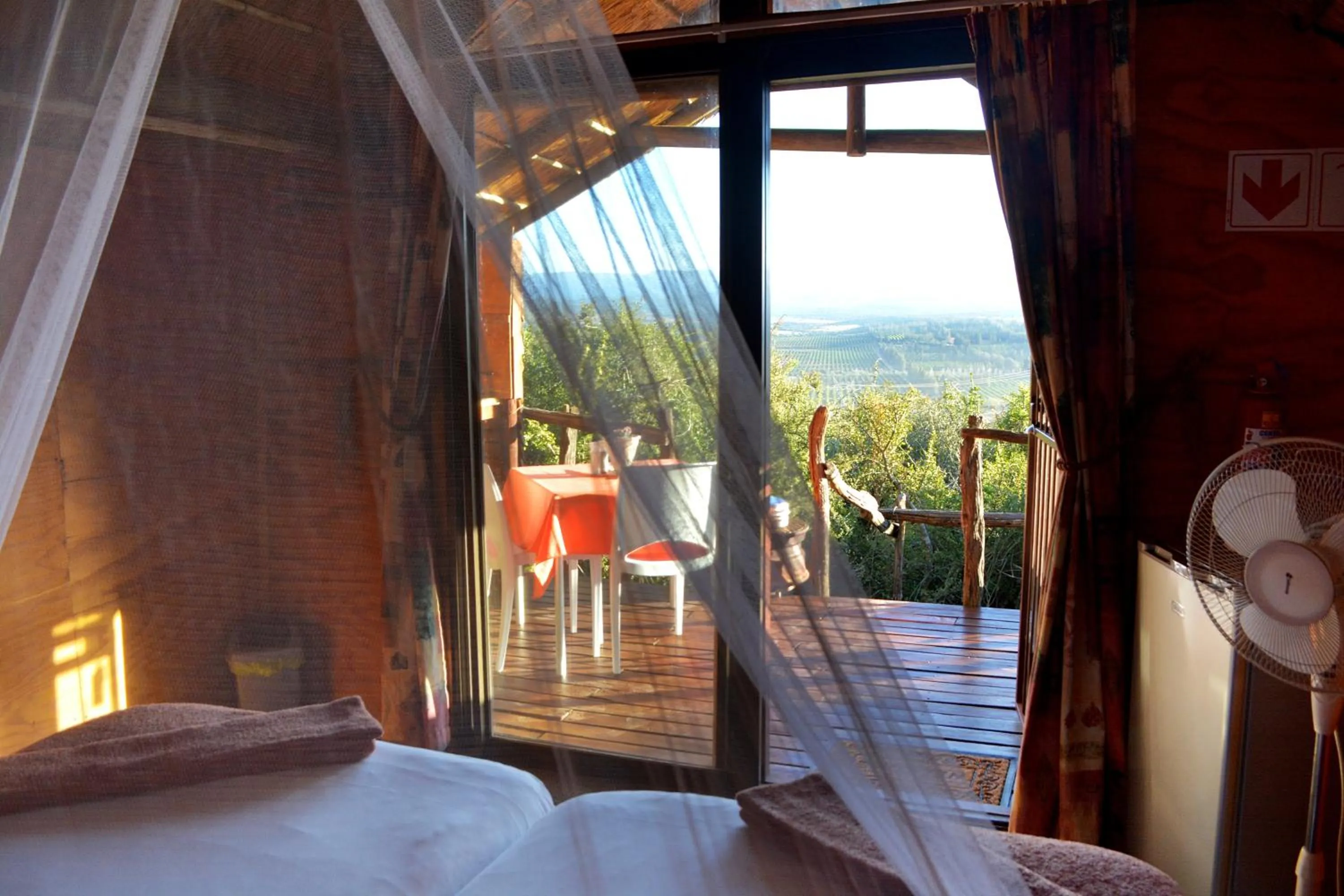 Balcony/Terrace, Bed in Addo Dung Beetle Guest Farm