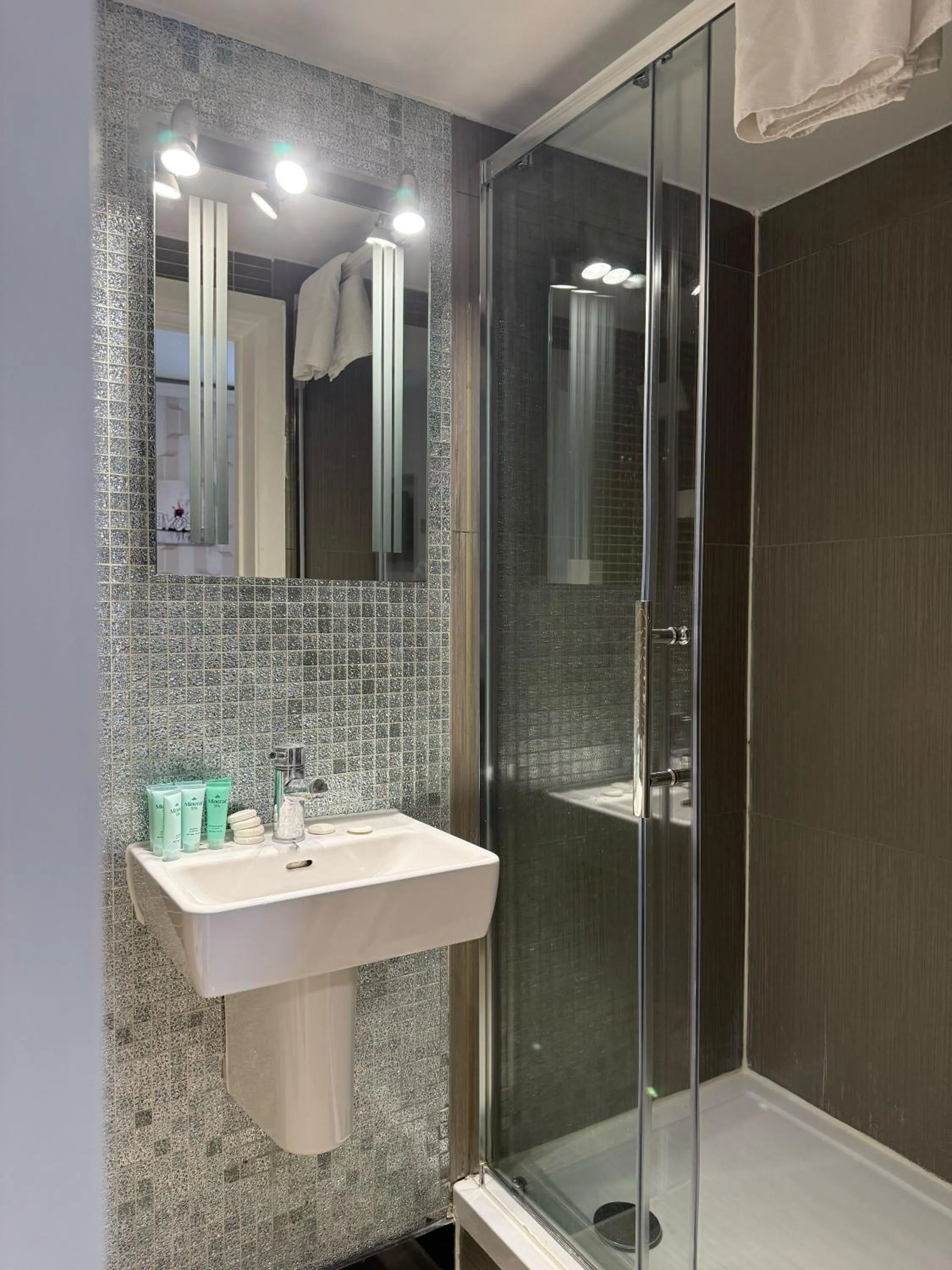 Shower in Hyde Park Suites