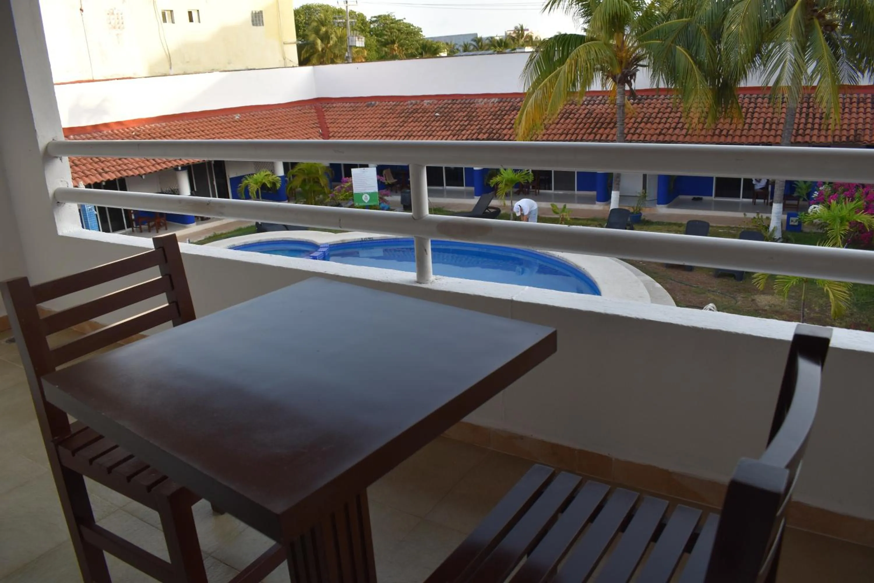 Balcony/Terrace in Plaza Almendros Hotel Isla Mujeres