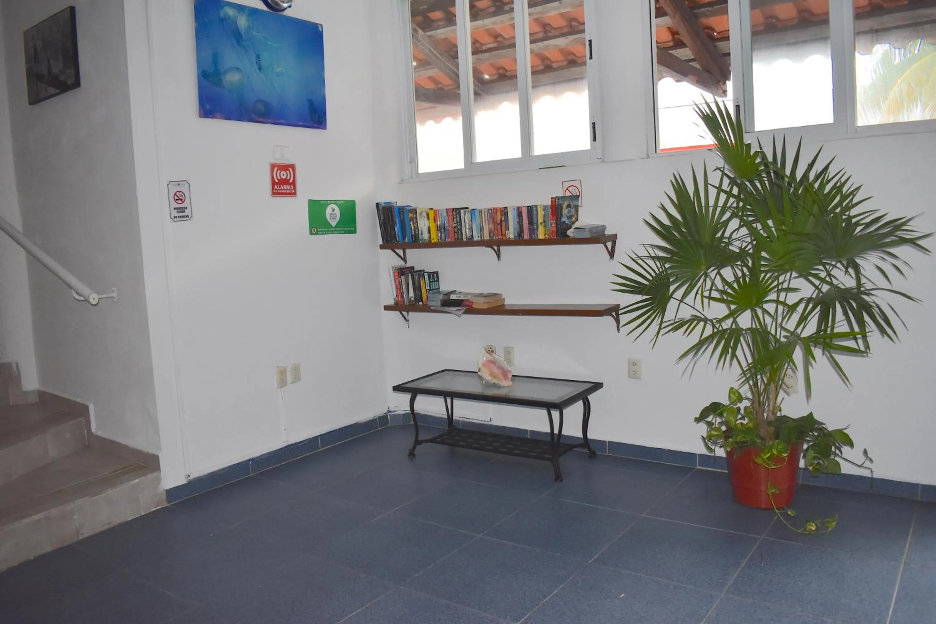 Library in Plaza Almendros Hotel Isla Mujeres