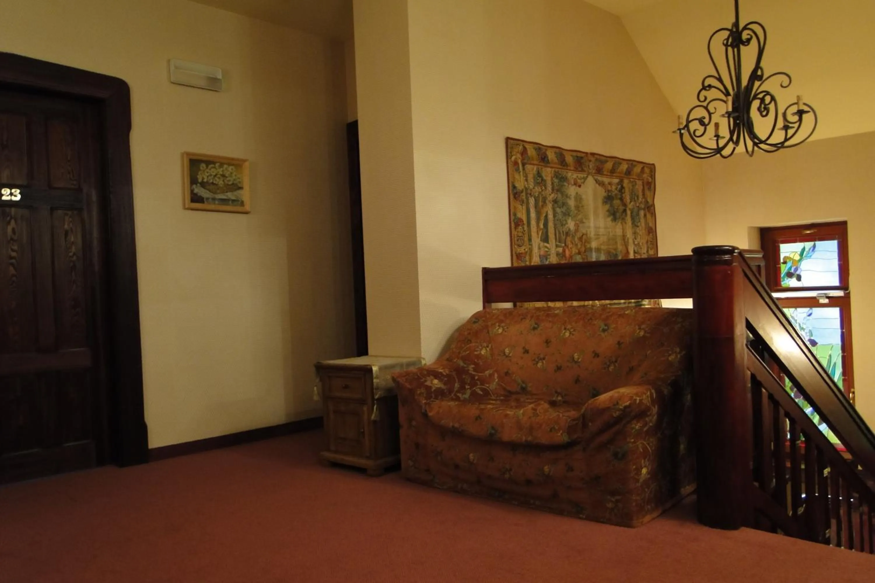 Decorative detail in Hotel Magnes