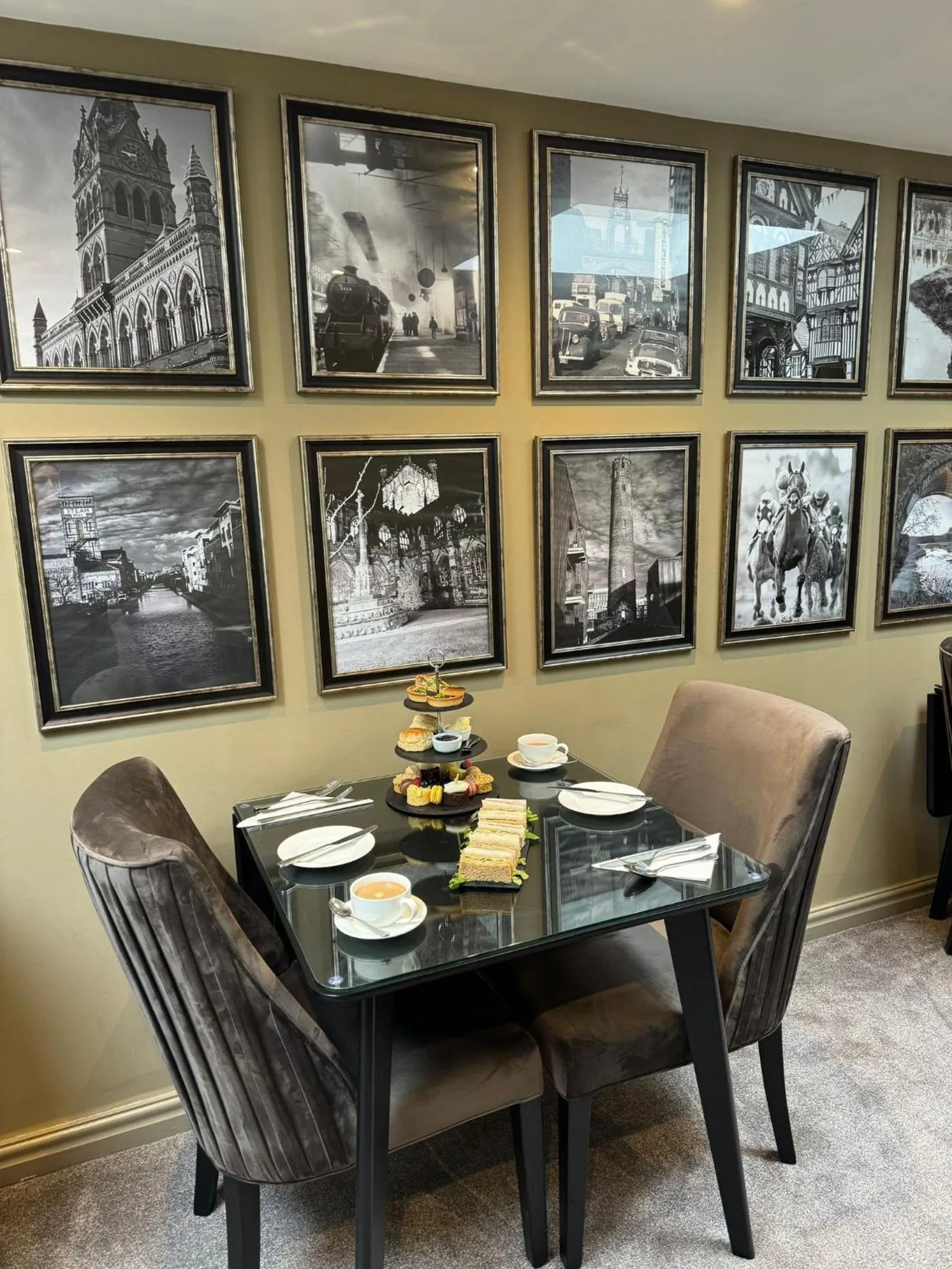 Dining area in Stone Villa Chester