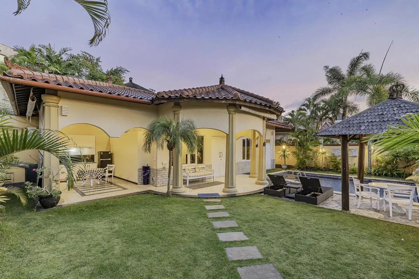 Patio in The Beverly Hills Bali Villas Jimbaran