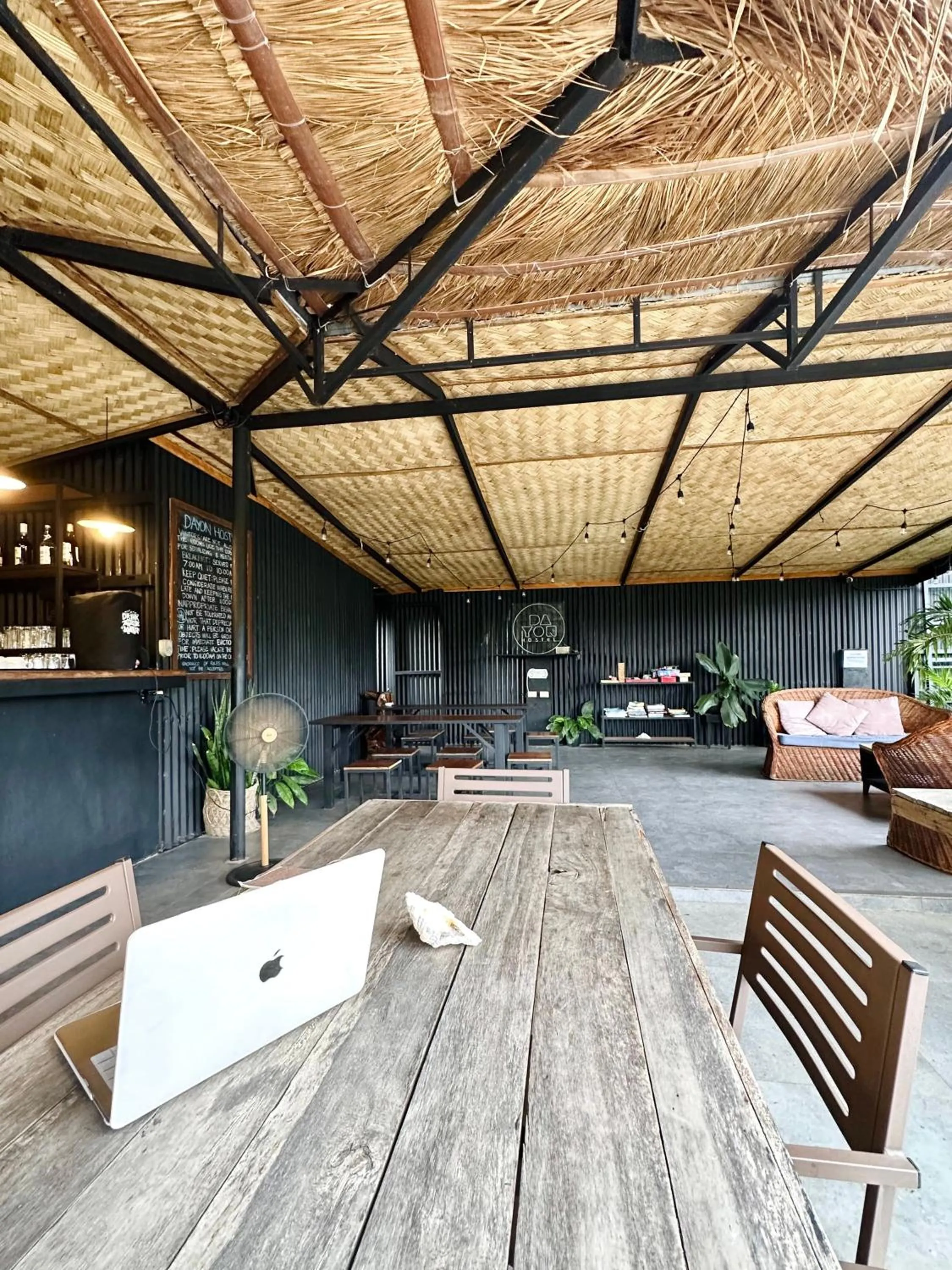 Seating area in Dayon Hostel