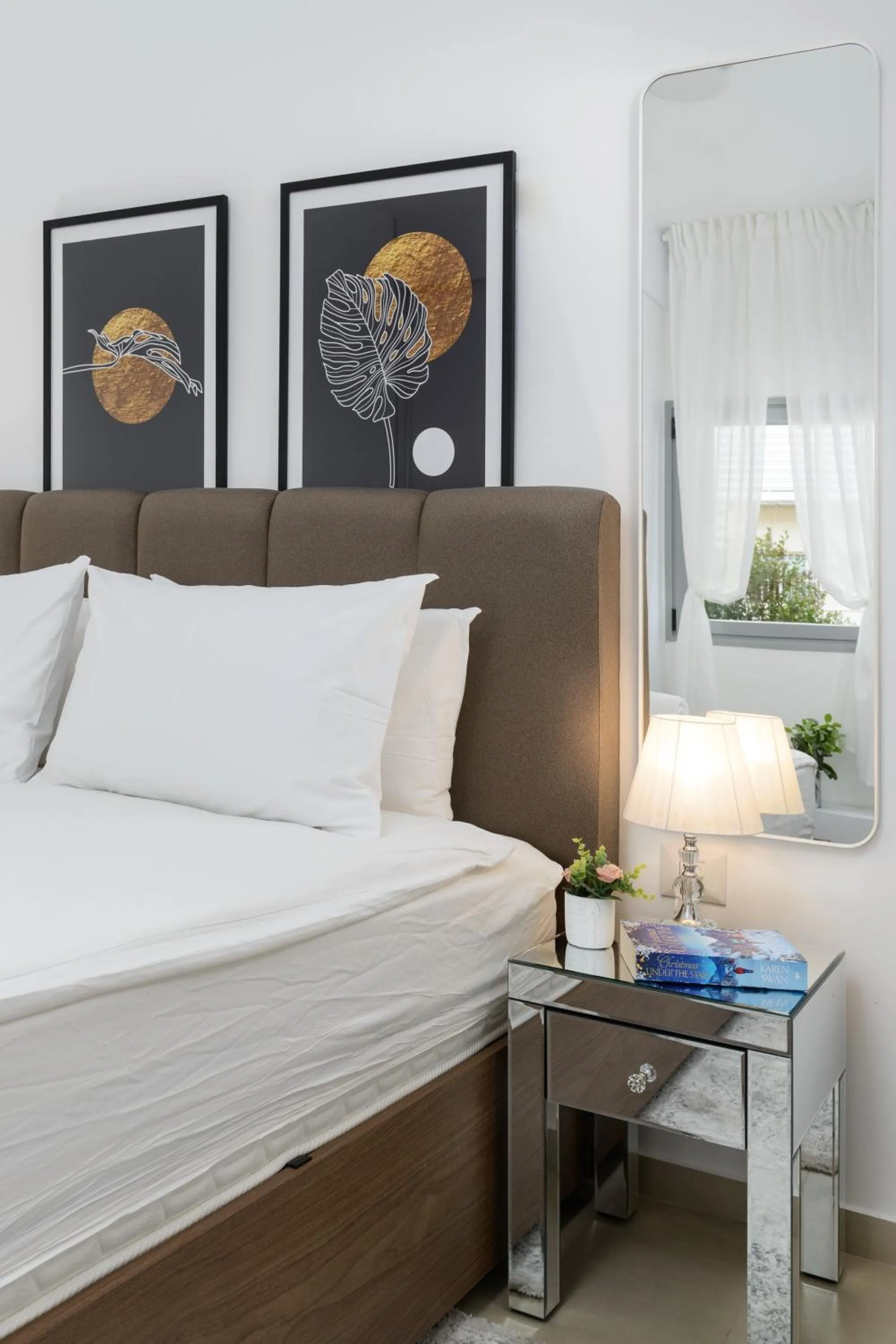 Bedroom, Bed in Quiet Hideaway & Terrace near Beach by FeelHome