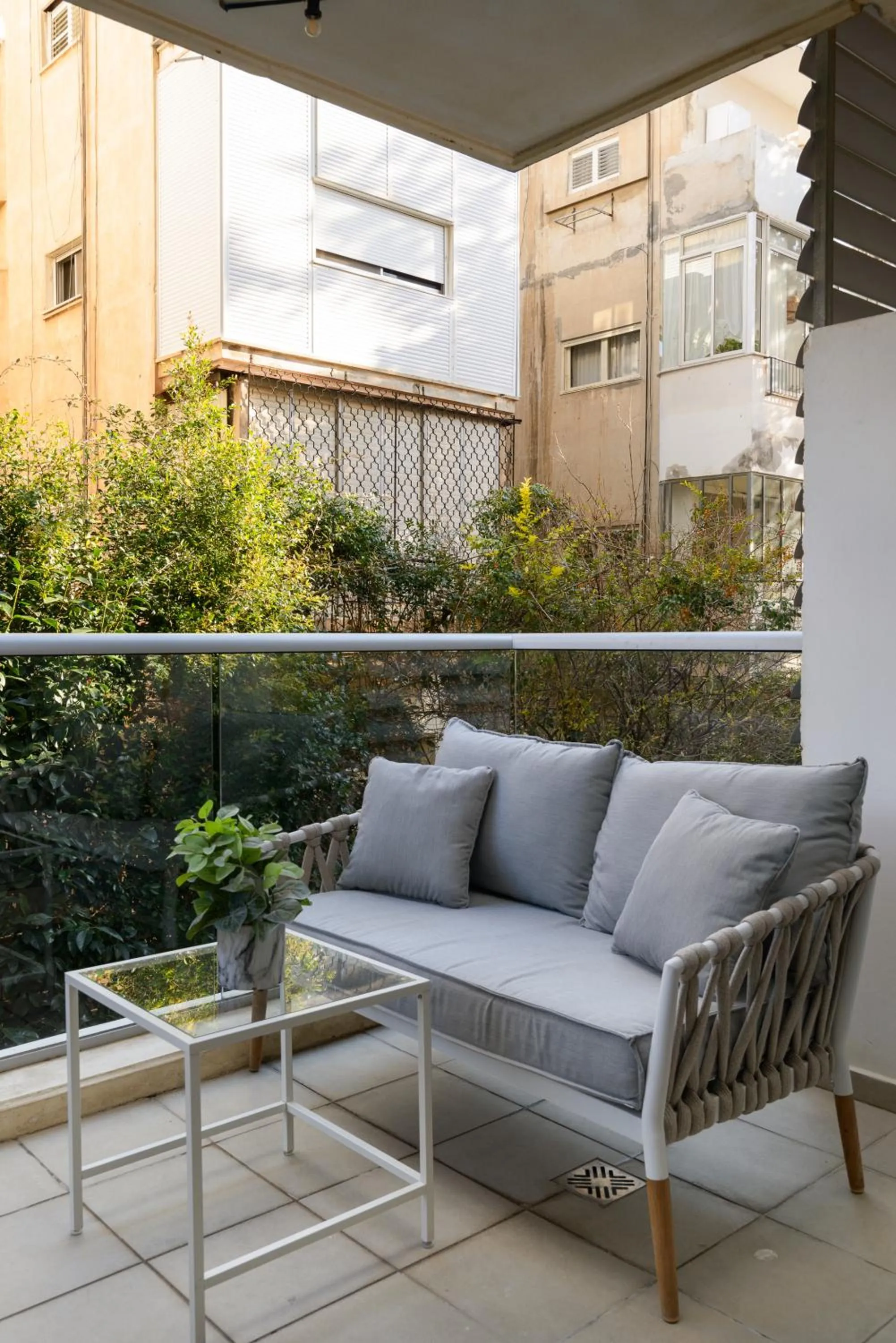 Balcony/Terrace in Quiet Hideaway & Terrace near Beach by FeelHome