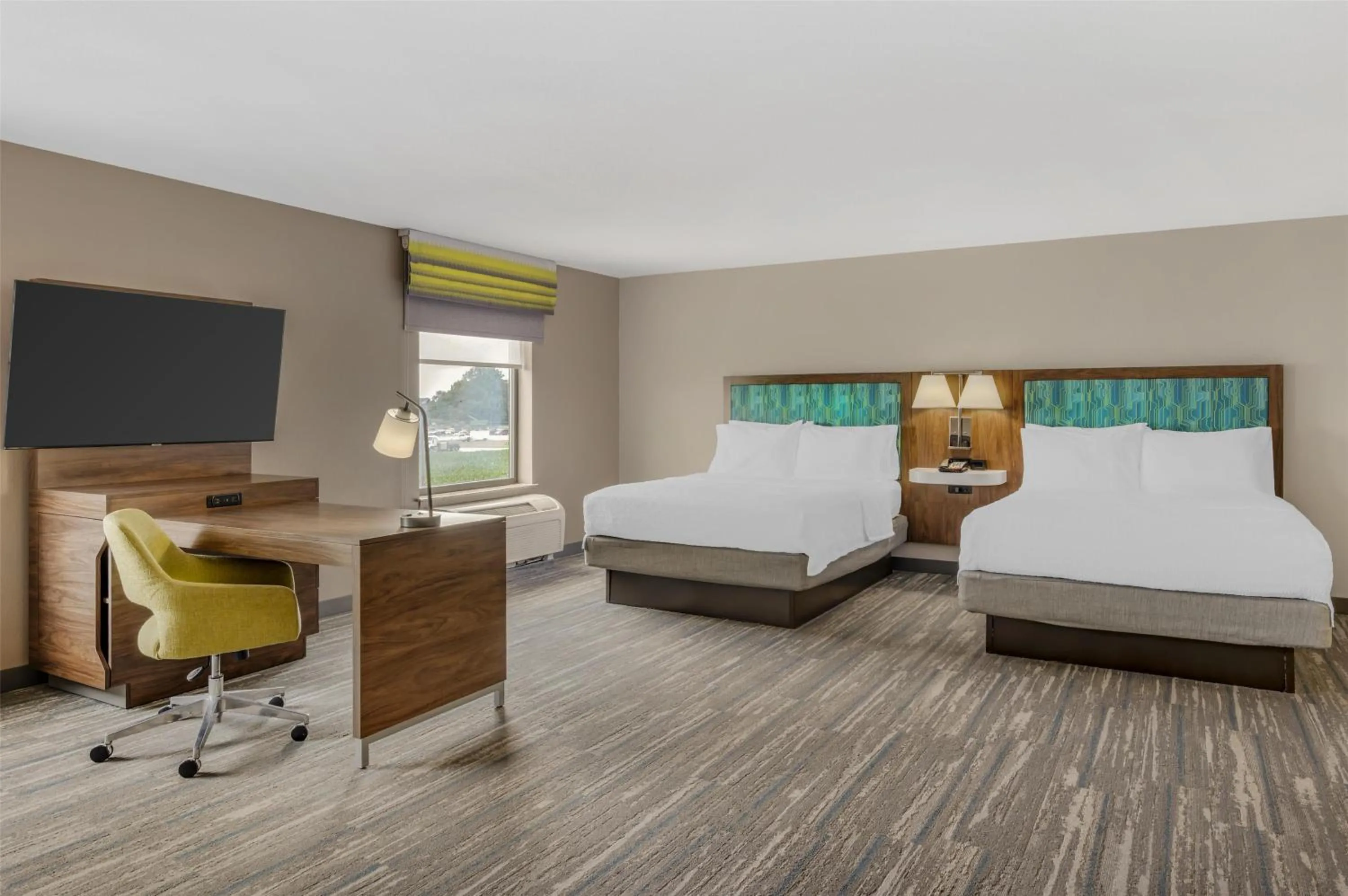 Bedroom, Bed in Hampton Inn & Suites Crawfordsville