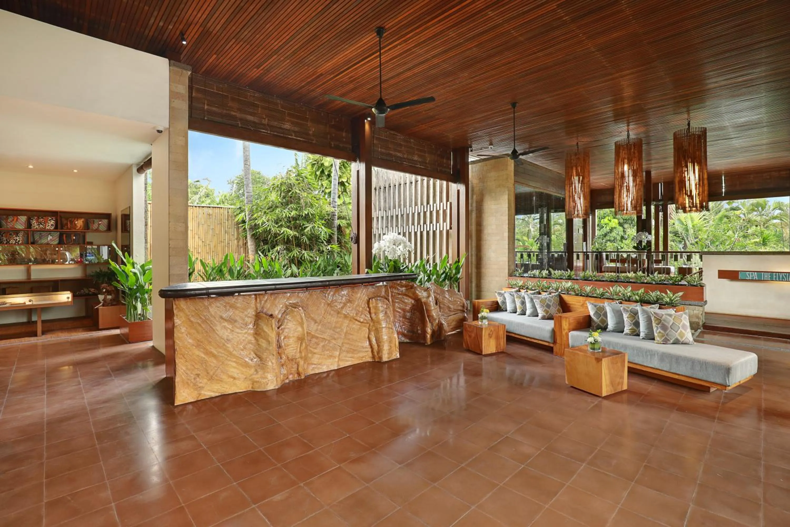 Lobby or reception in The Elysian Boutique Villa Hotel
